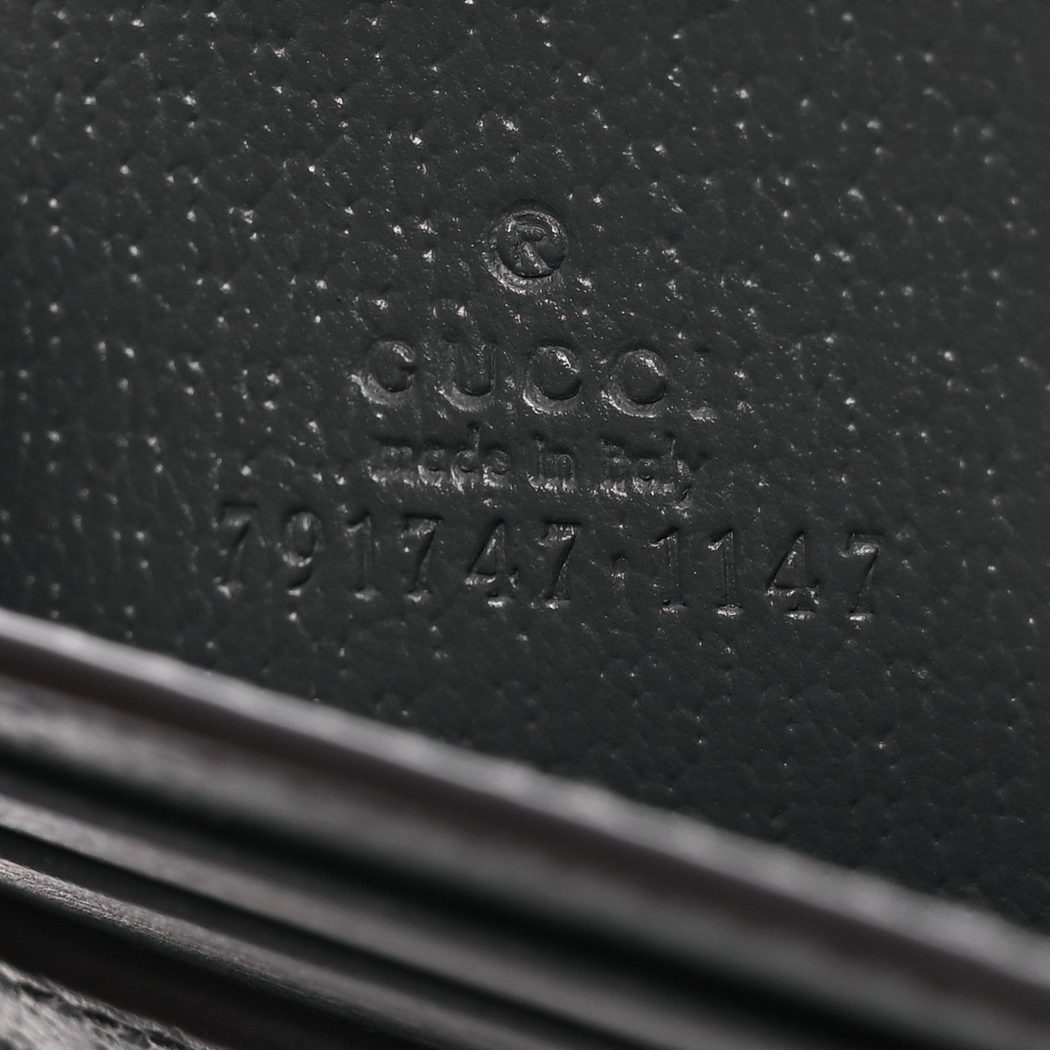 GG Supreme Monogram Textured Dollar Calfskin Ophidia Card Holder Grey Black Graphite Grey