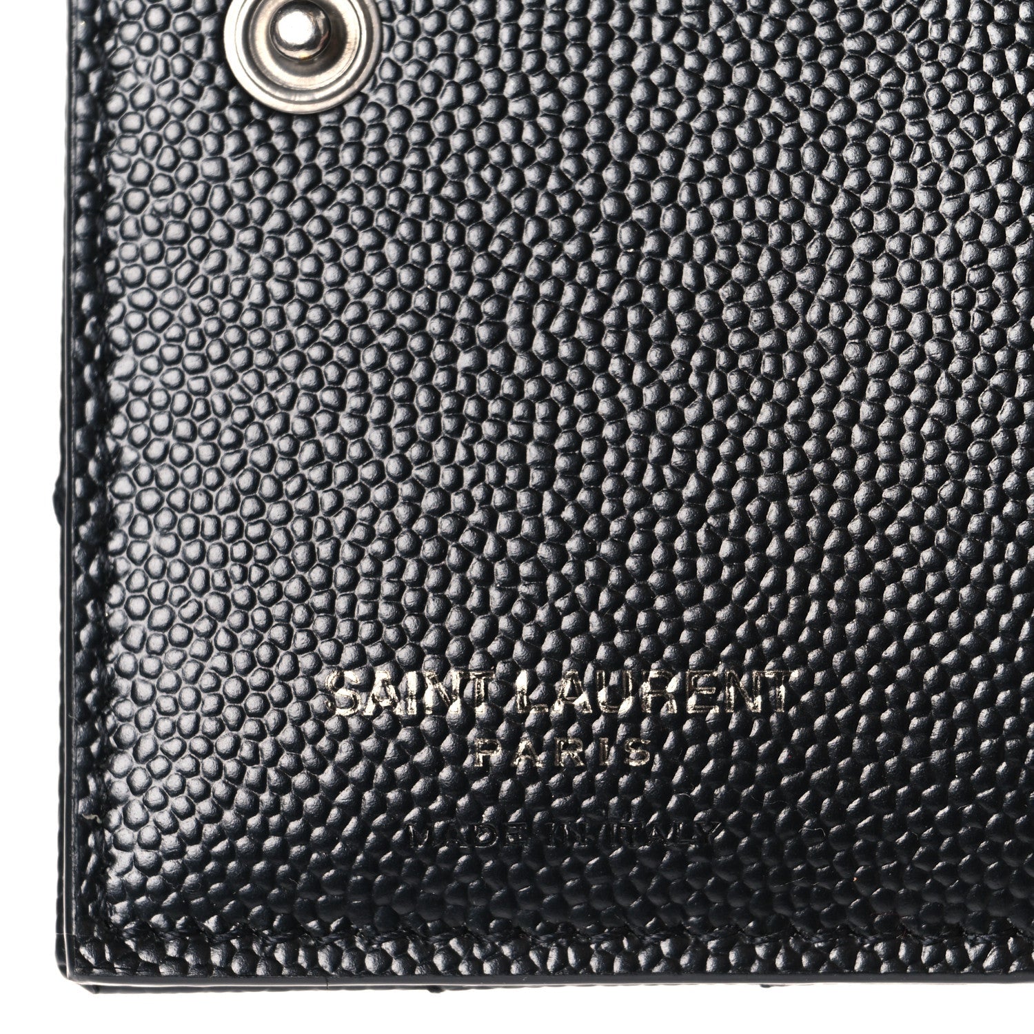 Grain De Poudre Matelasse Chevron Monogram Zipped Card Case Black