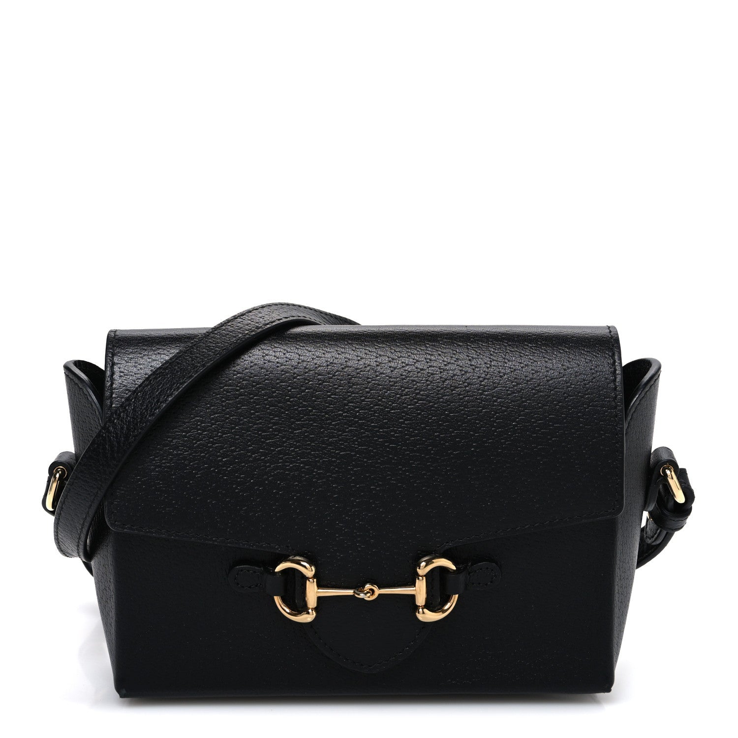 Calfskin Horsebit 1955 Shoulder Bag Black