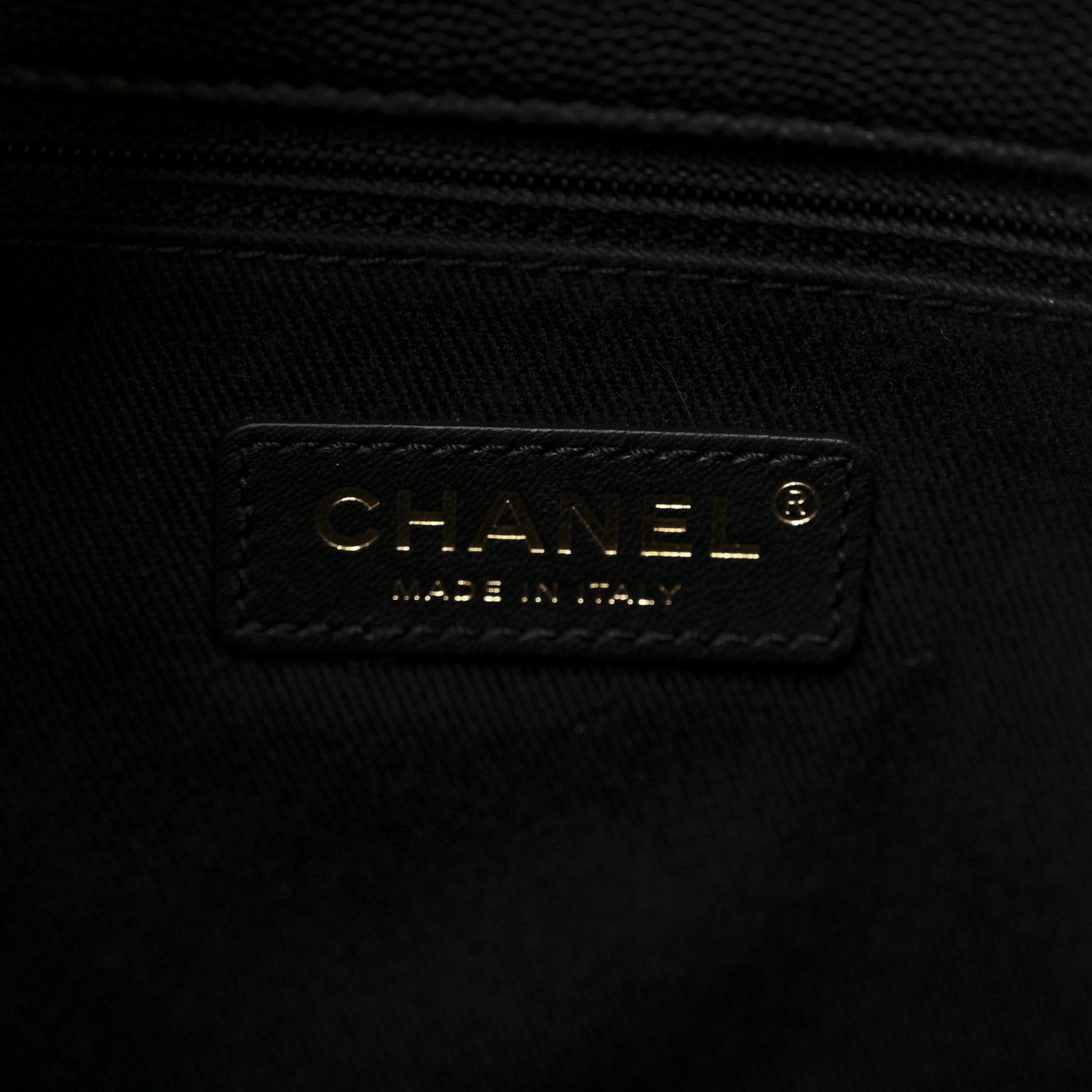 Caviar Lizard Quilted Medium Coco Handle Flap Black