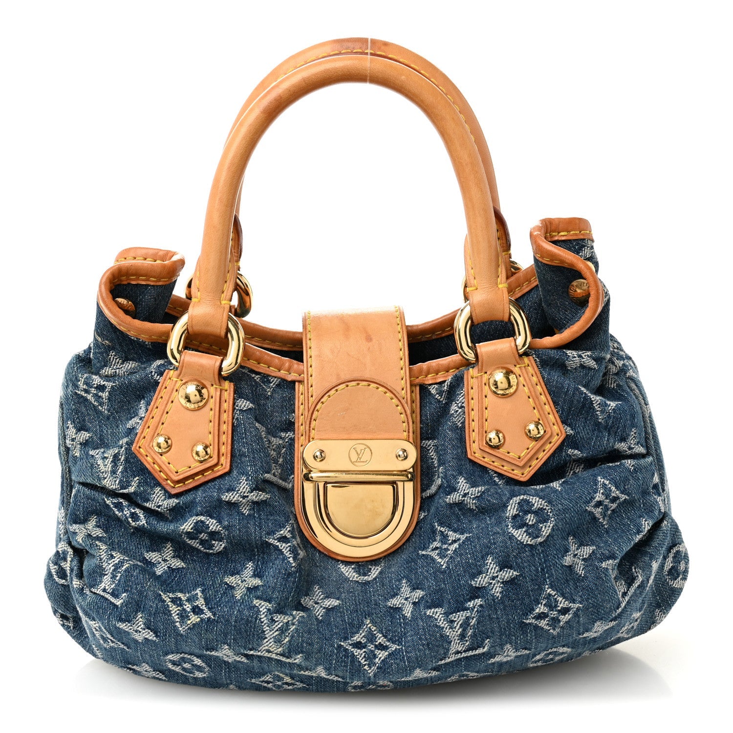 Monogram Denim Pleaty Blue