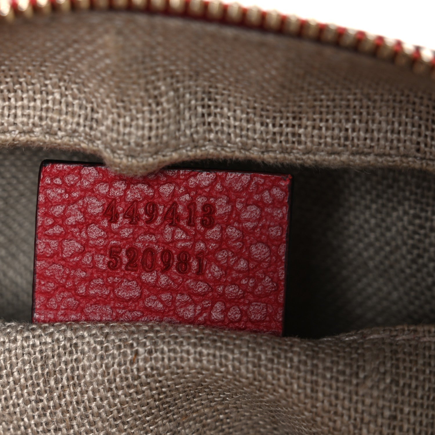 Monogram Mini Bree Messenger Bag Red
