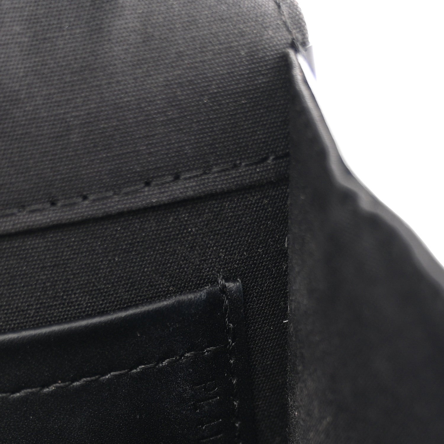 Patent Louise Clutch Black