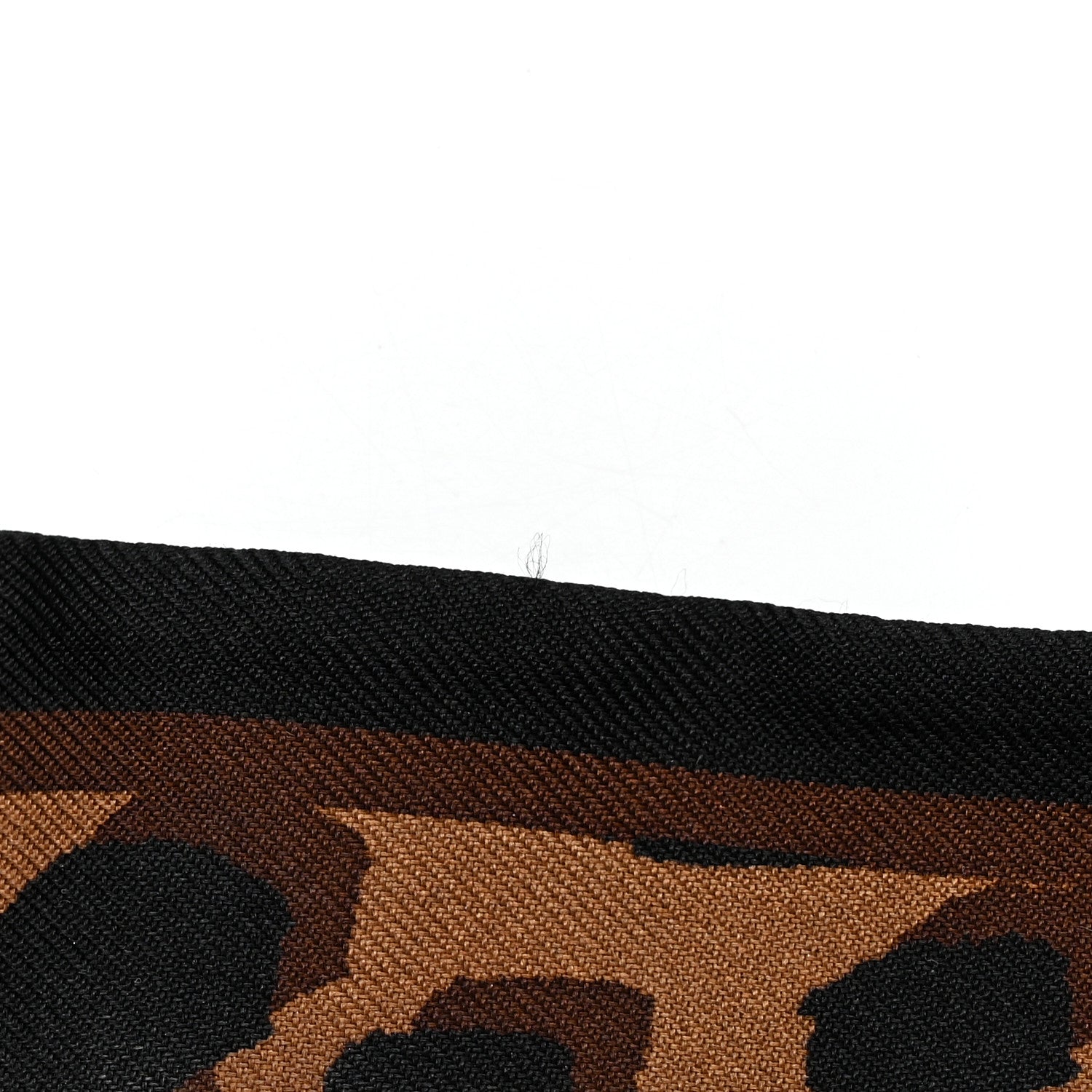 Silk Leopard Bandeau Scarf Marron