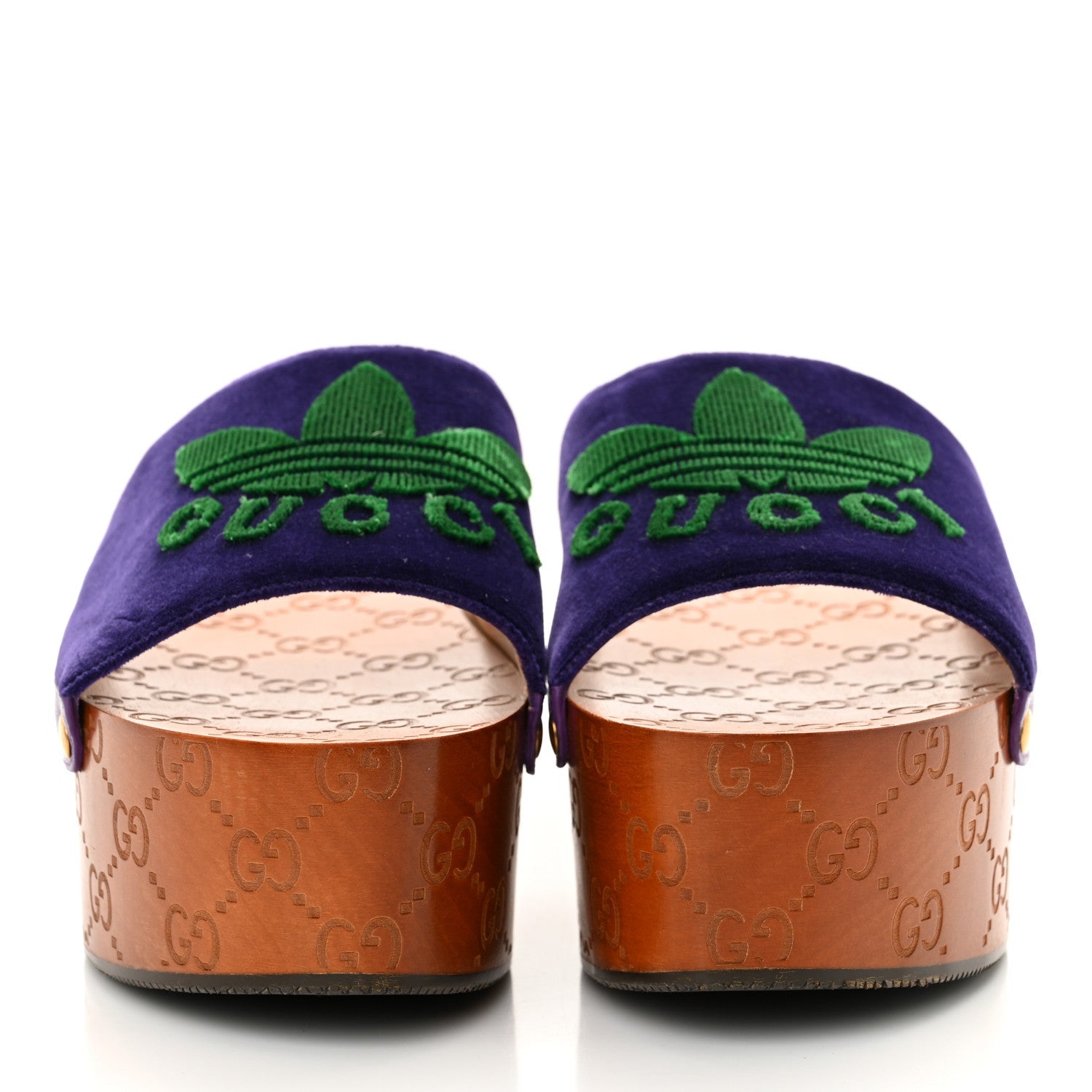 X ADIDAS Soft Velvet Malaga Kid Womens Platform Sandals 39.5  Iris Extreme