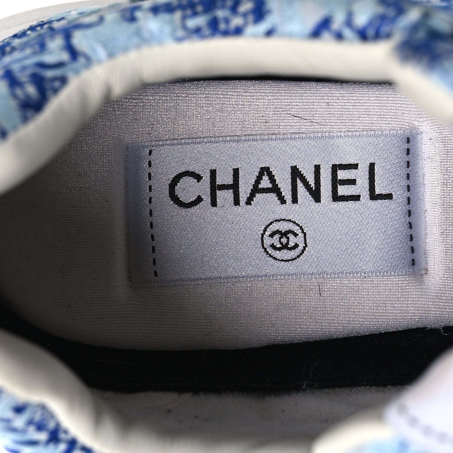 Tweed CC Sneakers 36.5 Blue White