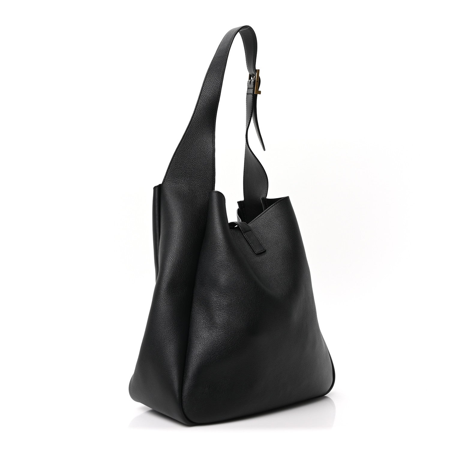 Smooth Calfskin Large Le 5 A 7 Soft Hobo Black