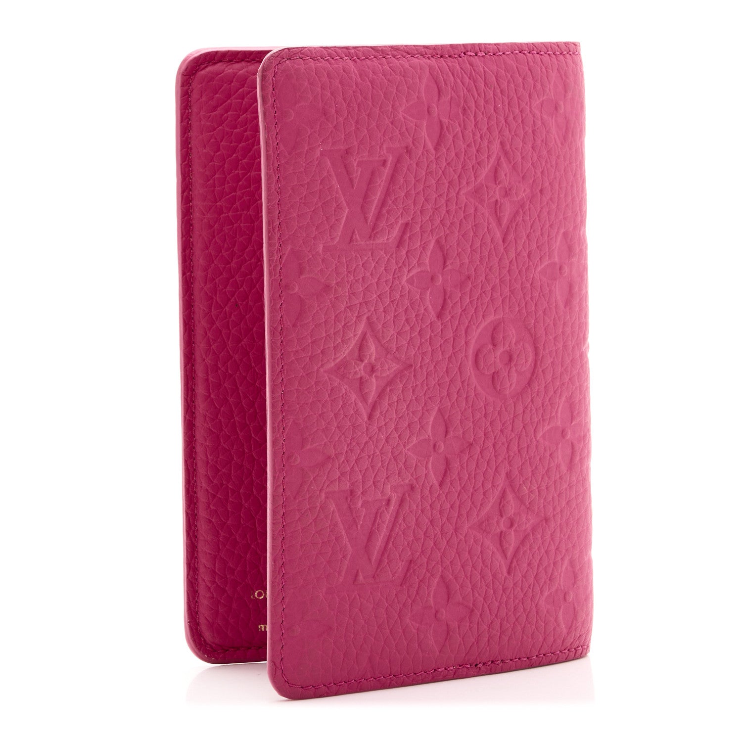 Taurillon Monogram Emily Notebook Cover PM Pink