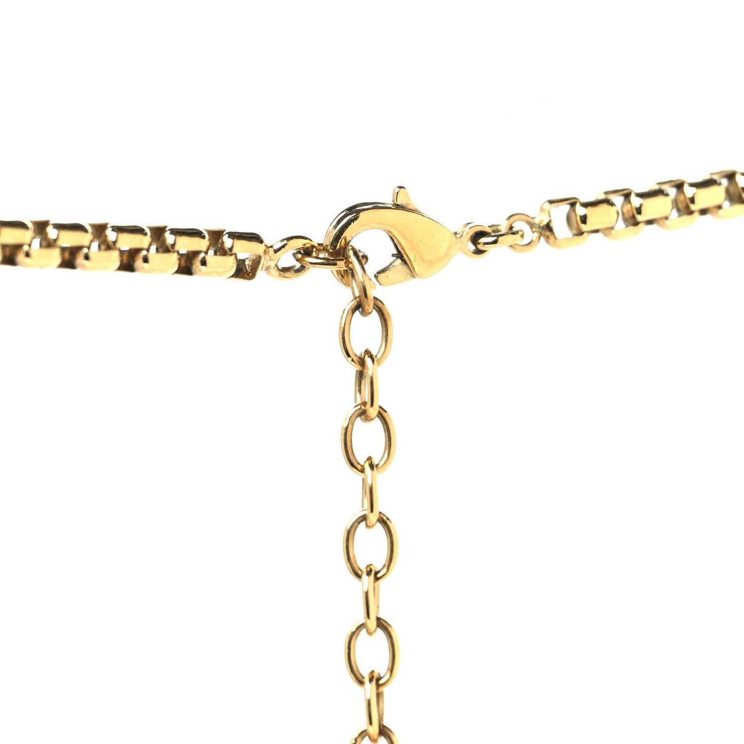 Metal Nanogram Sweet Dreams Horseshoe Necklace Gold