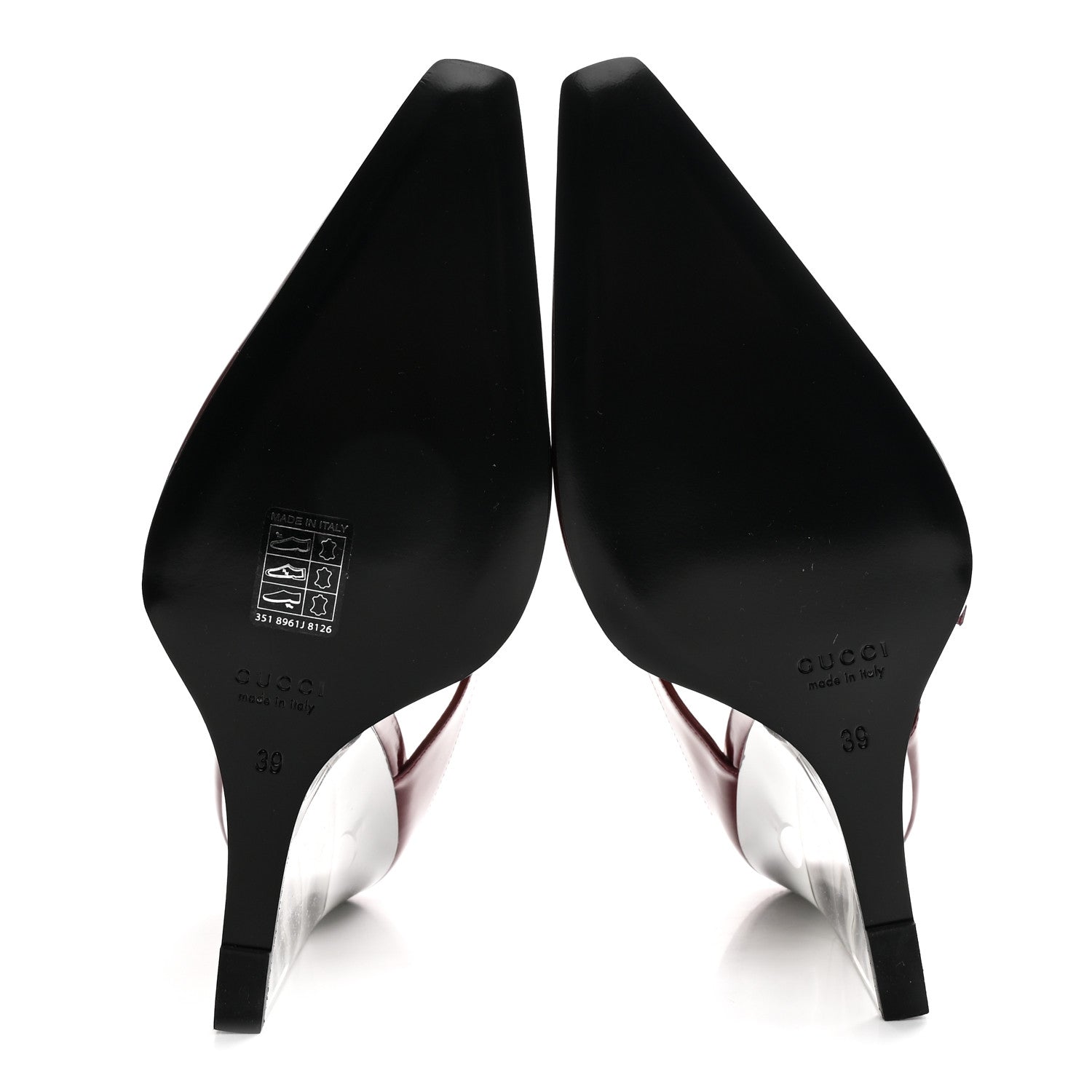Regent Calfskin Wedge Mules 39 Rosso Ancora