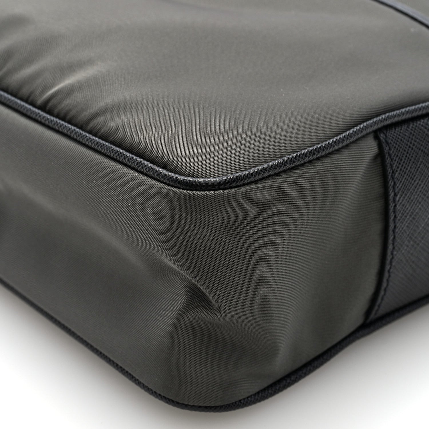 Re-Nylon Saffiano Shoulder Bag Forest Green