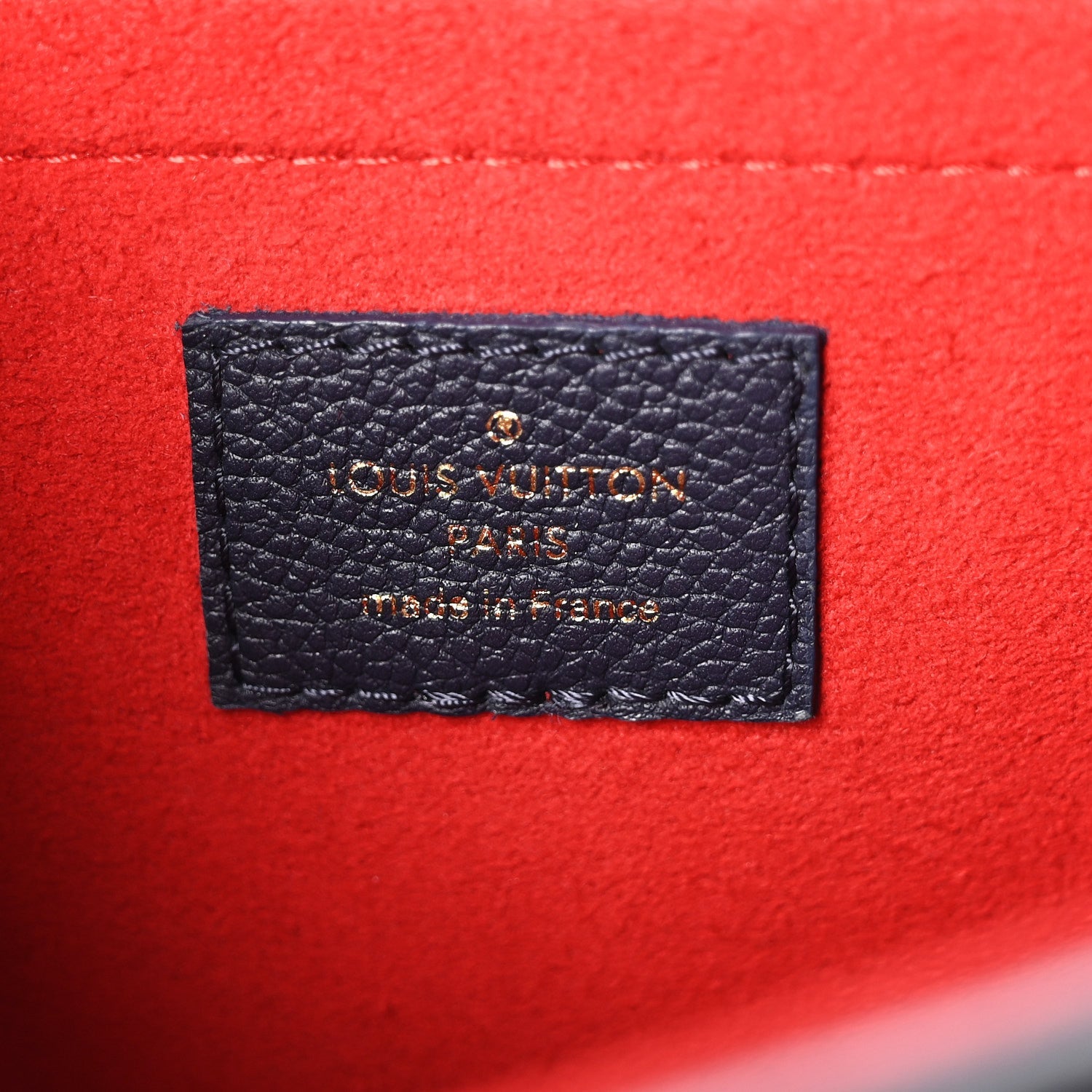 Empreinte Saint Sulpice PM Marine Rouge