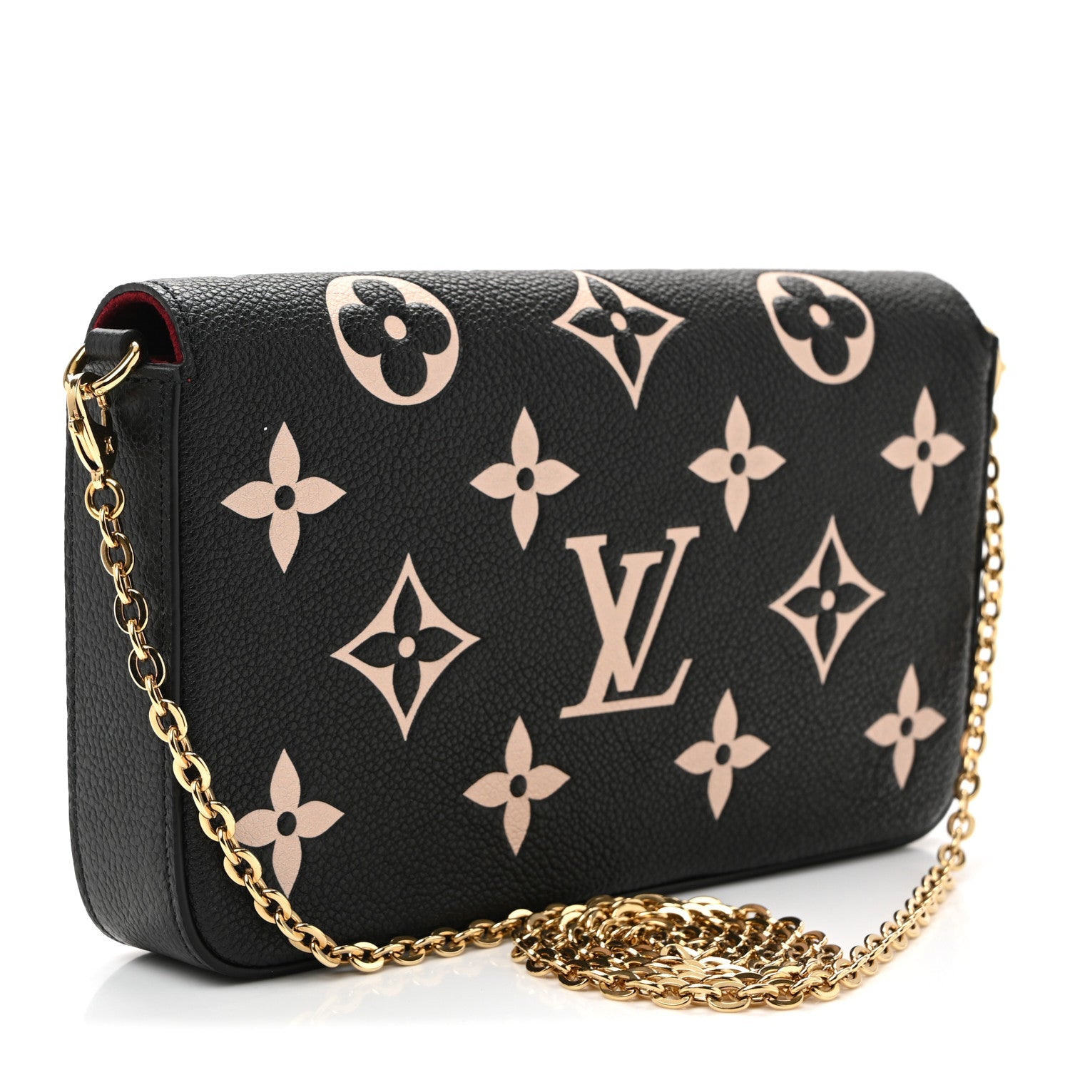Empreinte Monogram Giant Felicie Pochette Black Beige