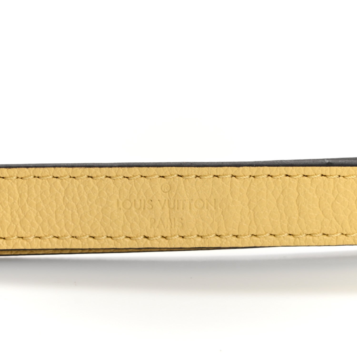 Calfskin Buci Shoulder Strap Jaune