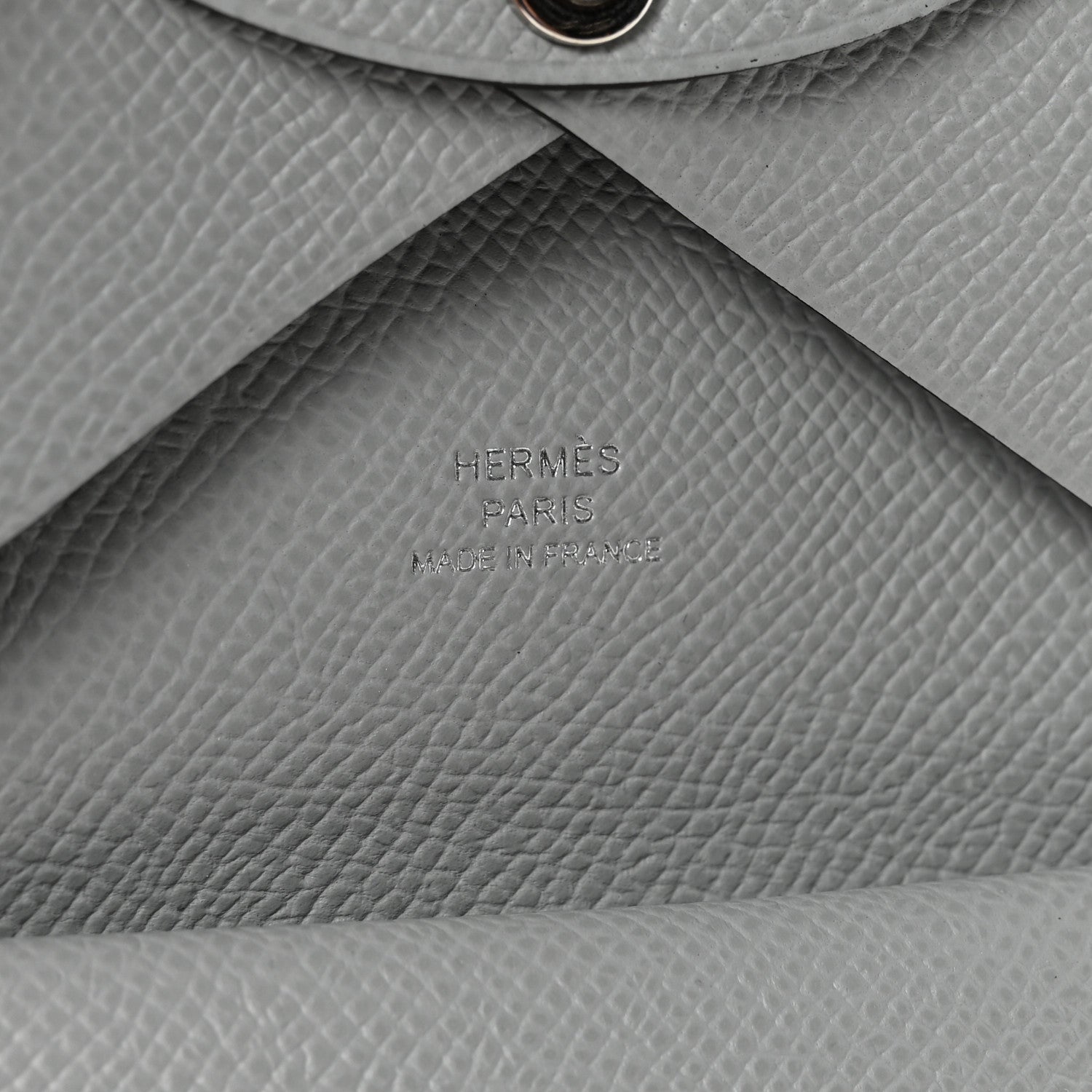 Epsom Calvi Duo Card Case Gris Pantin