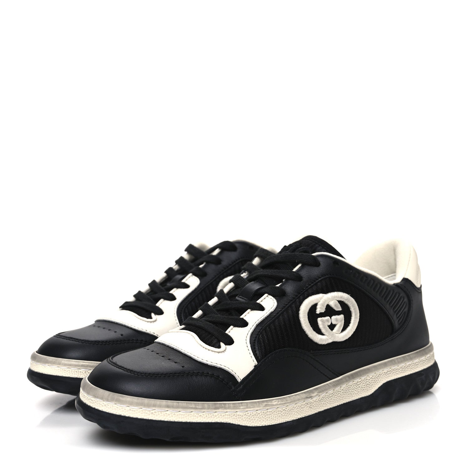 Dali Soft Calfskin Womens Mac80 Sneakers 36 Black Off White