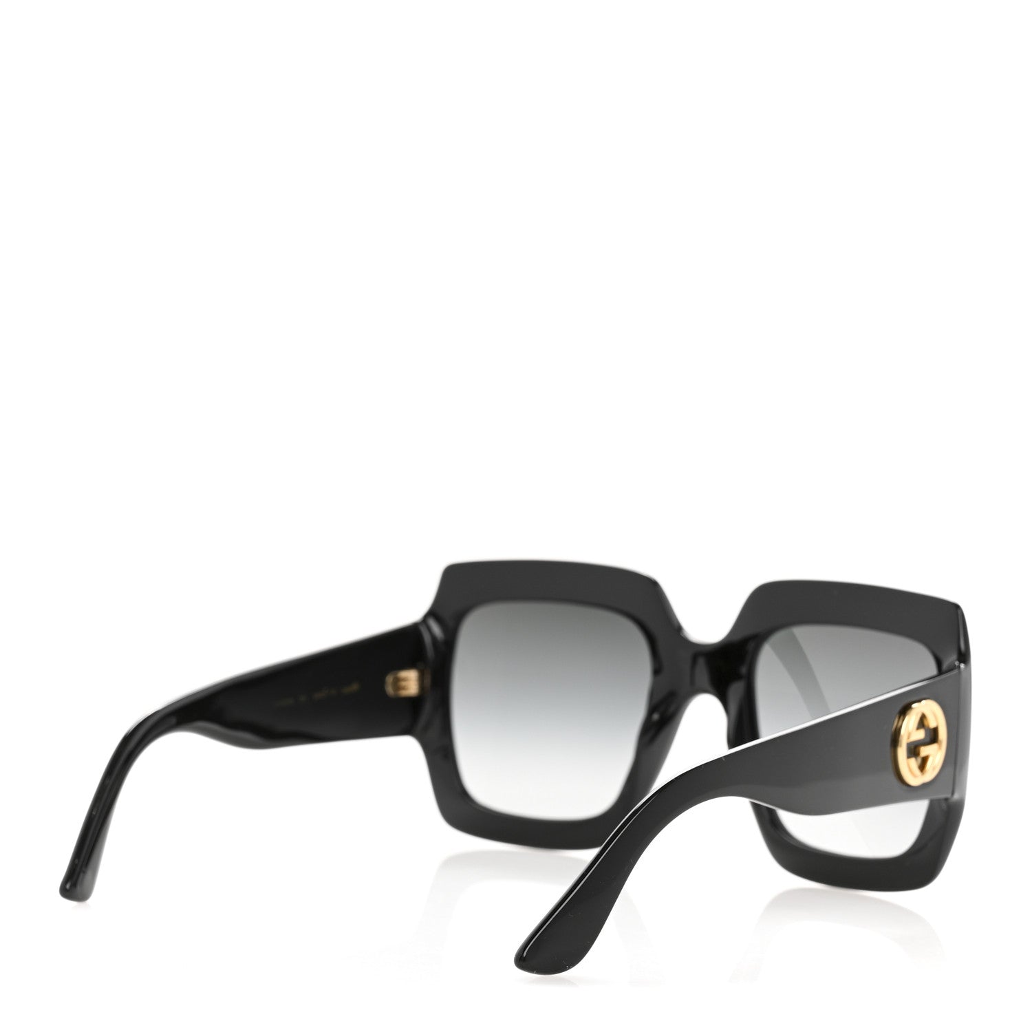 Acetate Square Frame Sunglasses GG0053S Black