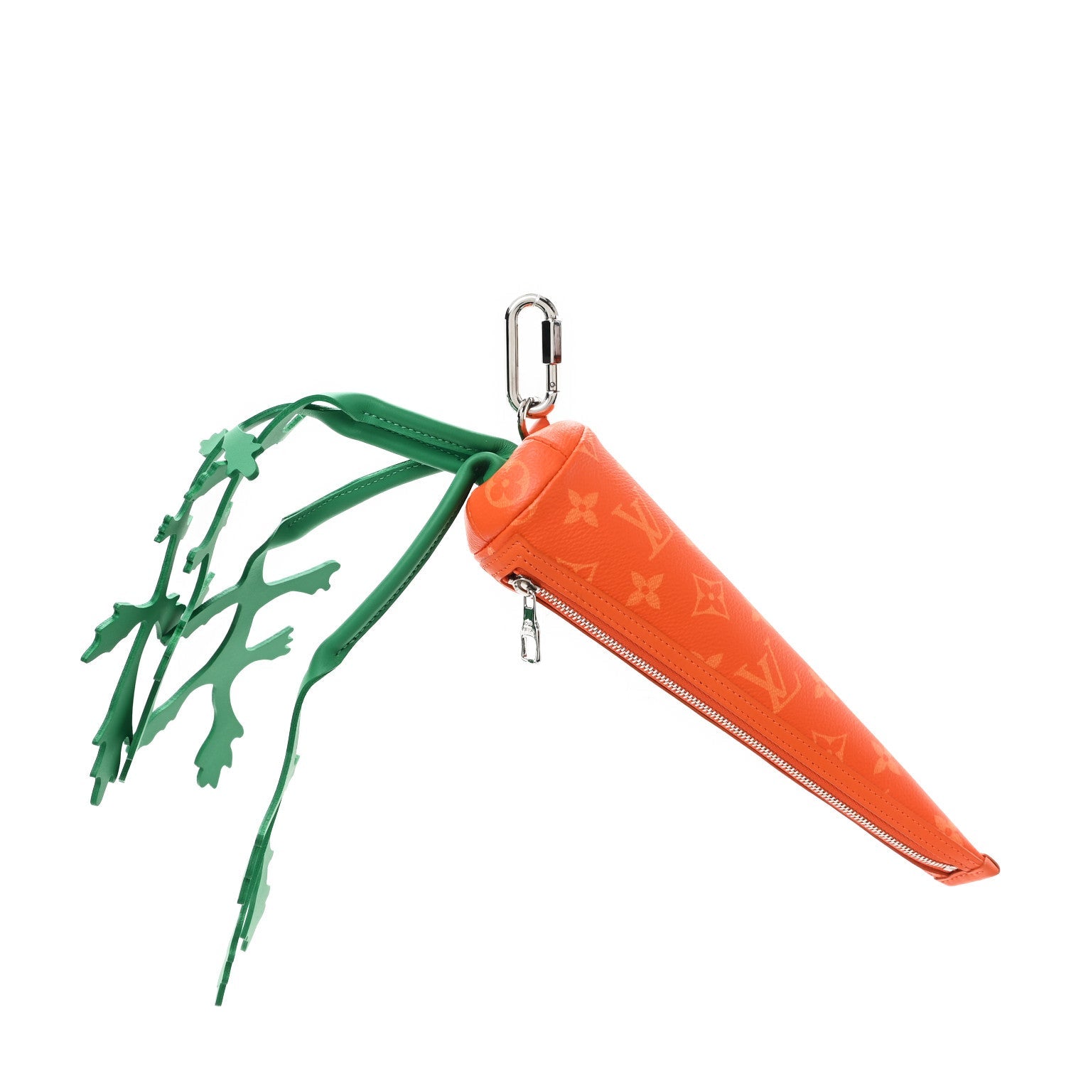 Monogram Carrot Pouch Orange