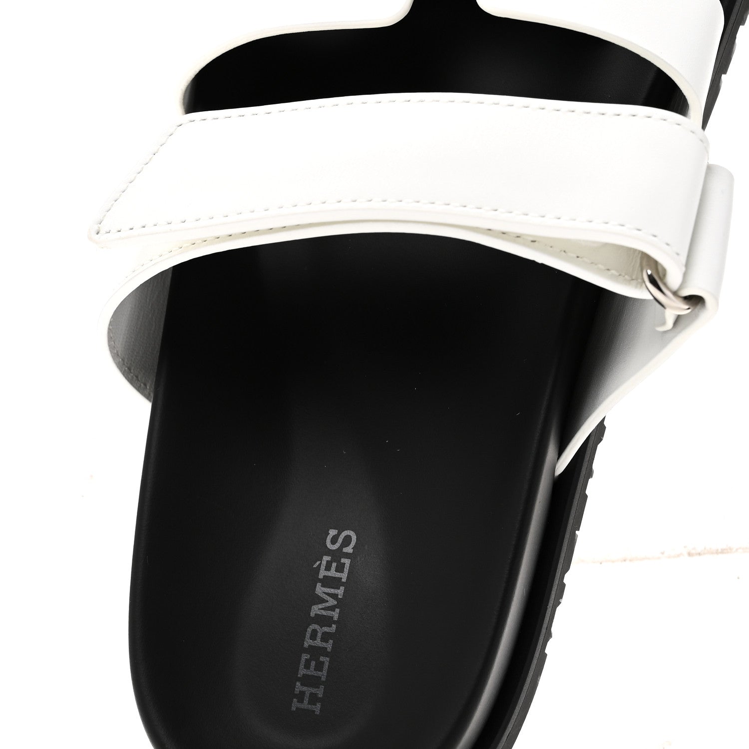 Calfskin Womens Chypre Sandals 37 White