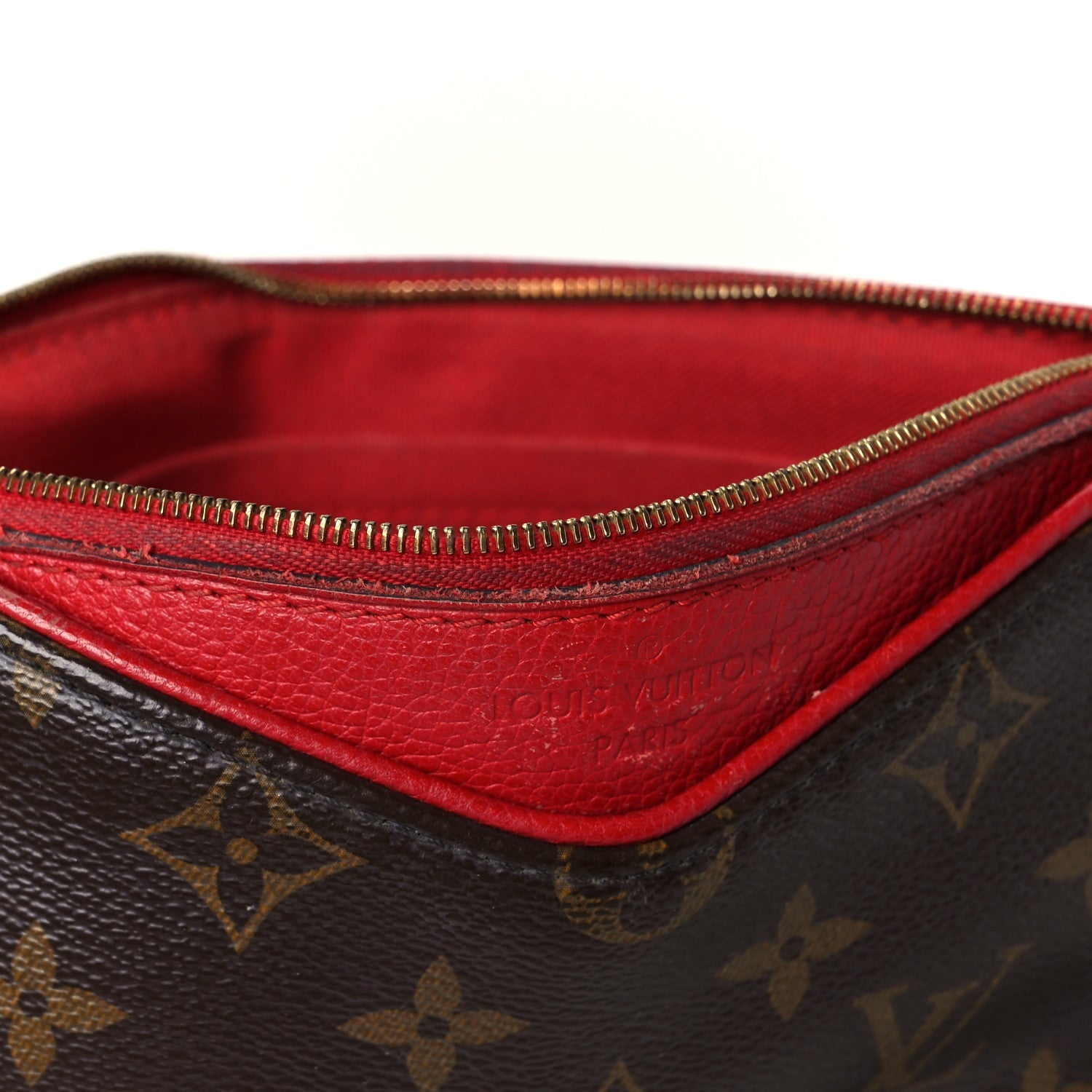 Monogram Pallas Clutch Cherry