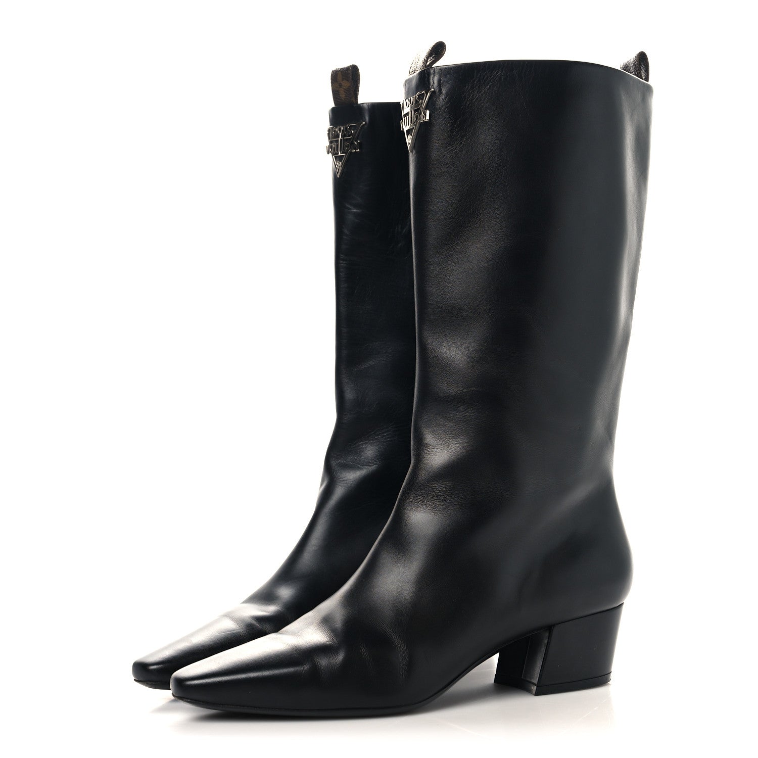 Calfskin Nightfall Boots 40 Black