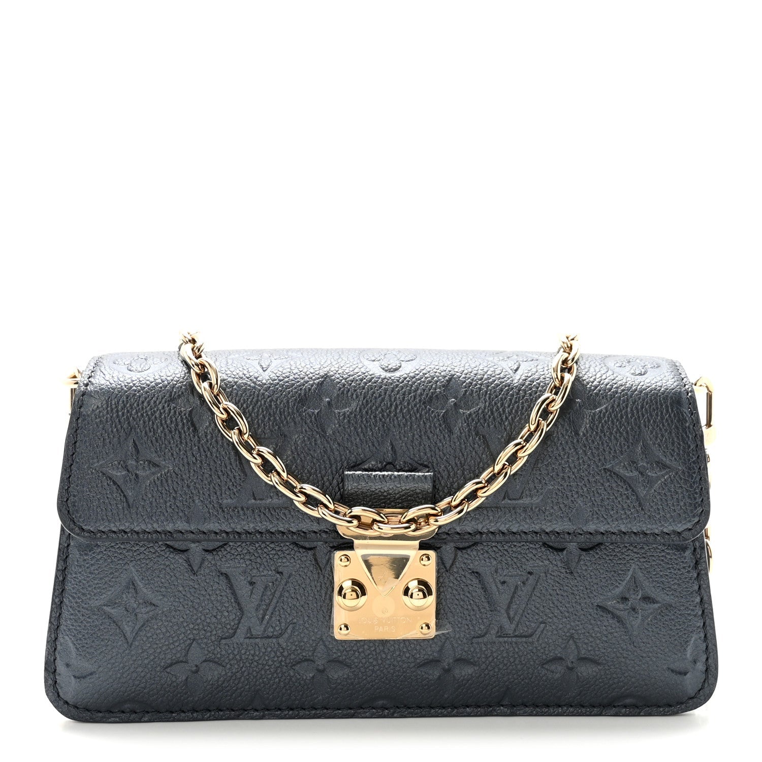Metallic Empreinte Metis Wallet On Chain Navy Nacre
