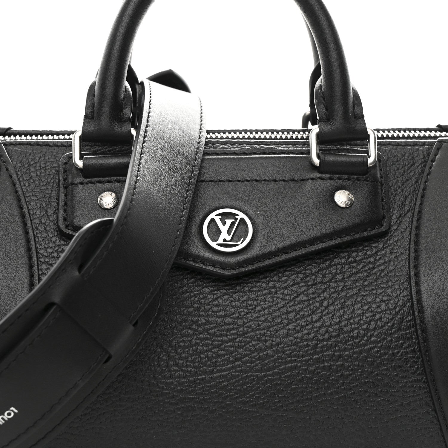 Pixel Lambskin LV Biker PM Black