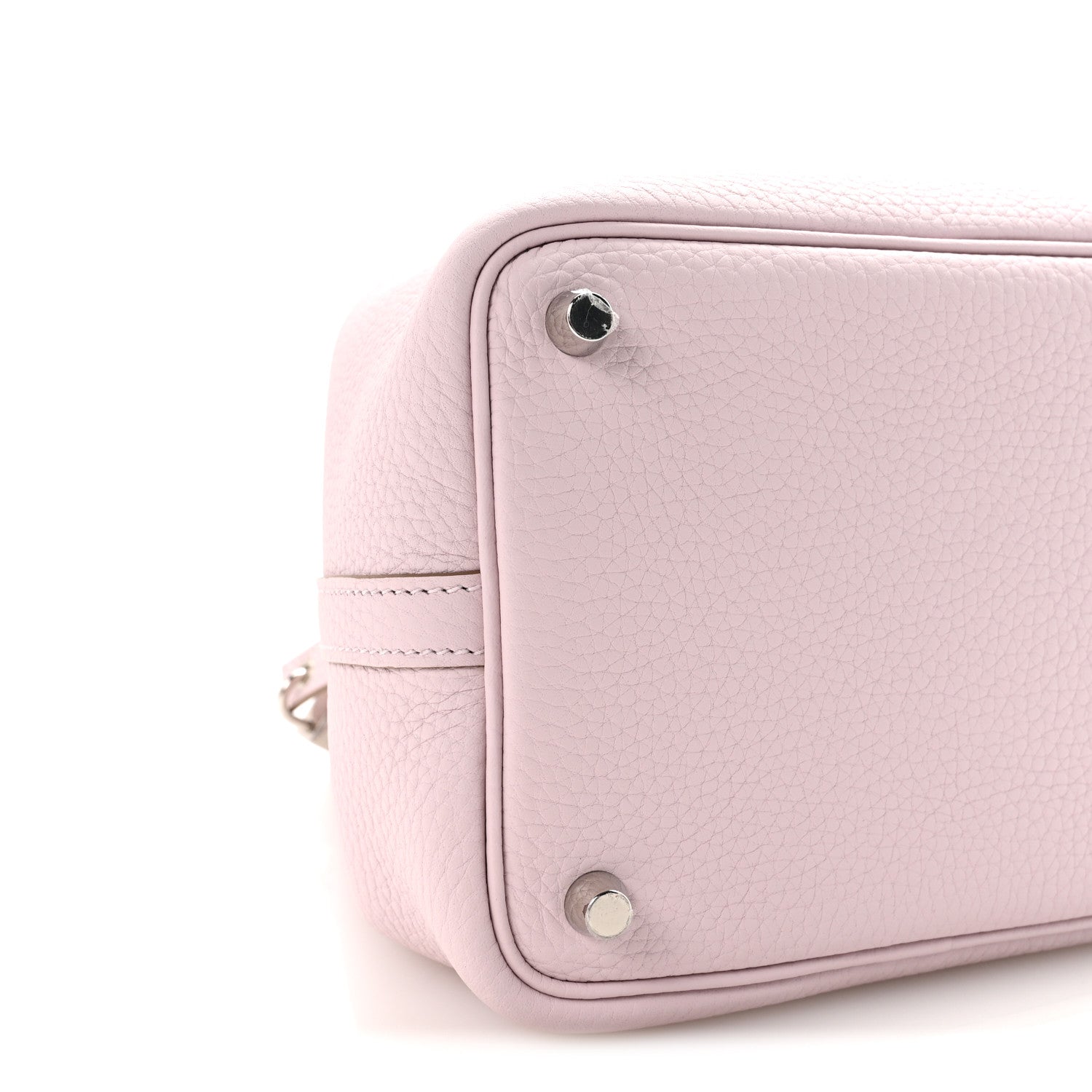 Taurillon Clemence Picotin Lock 18 PM Mauve Pale