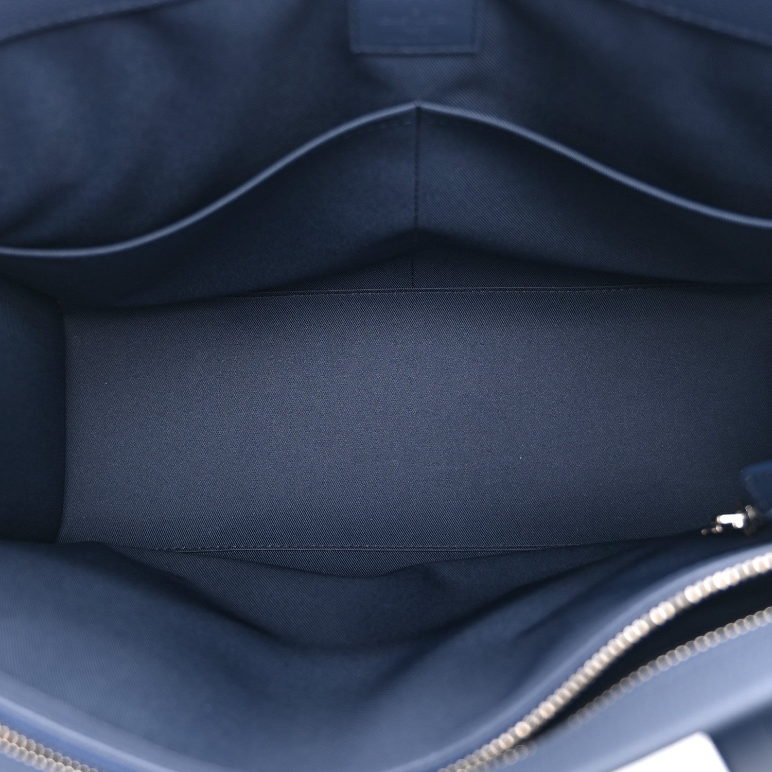 Grained Calfskin LV Aerogram Tote Navy