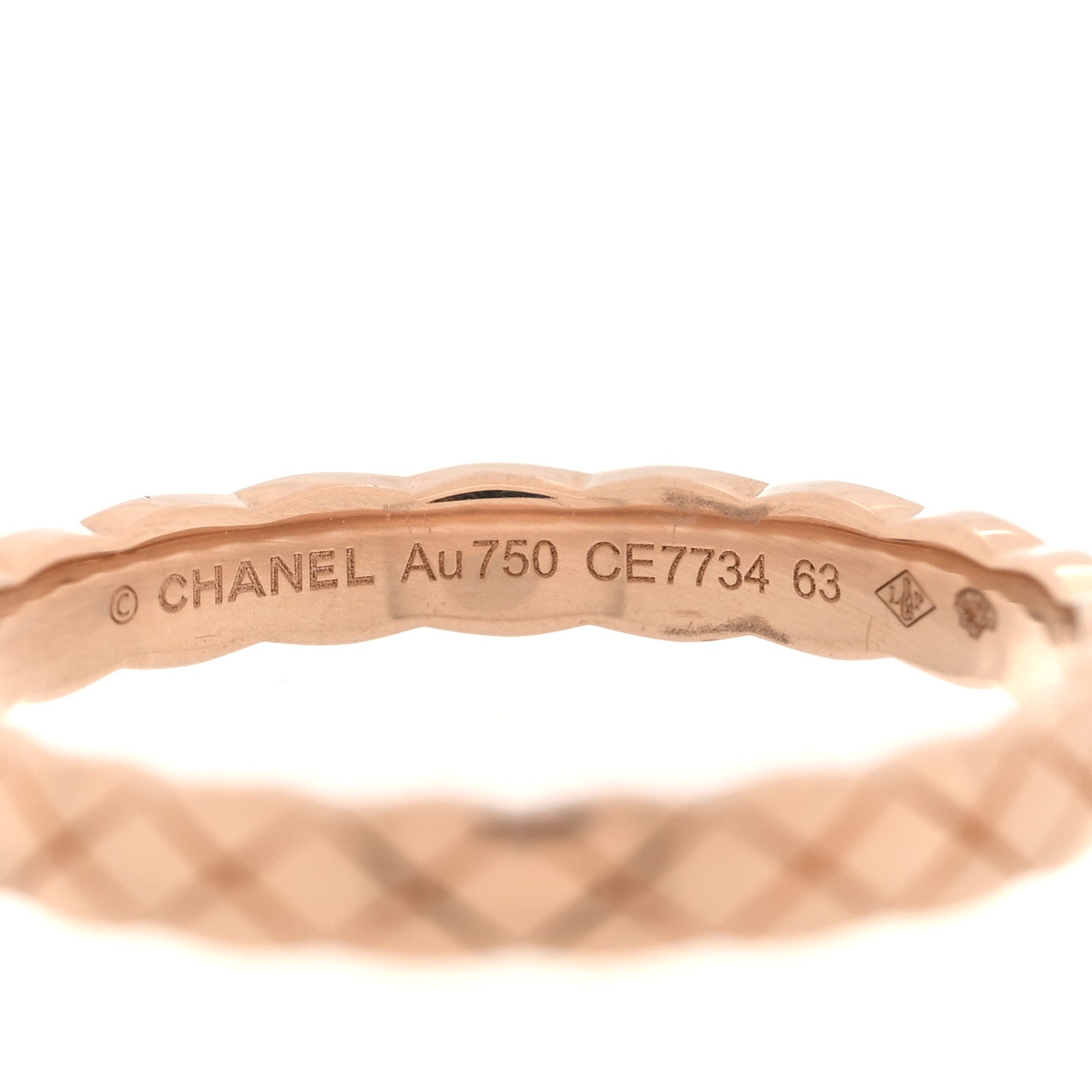 18K Beige Gold Mini Coco Crush Ring 63 10.25
