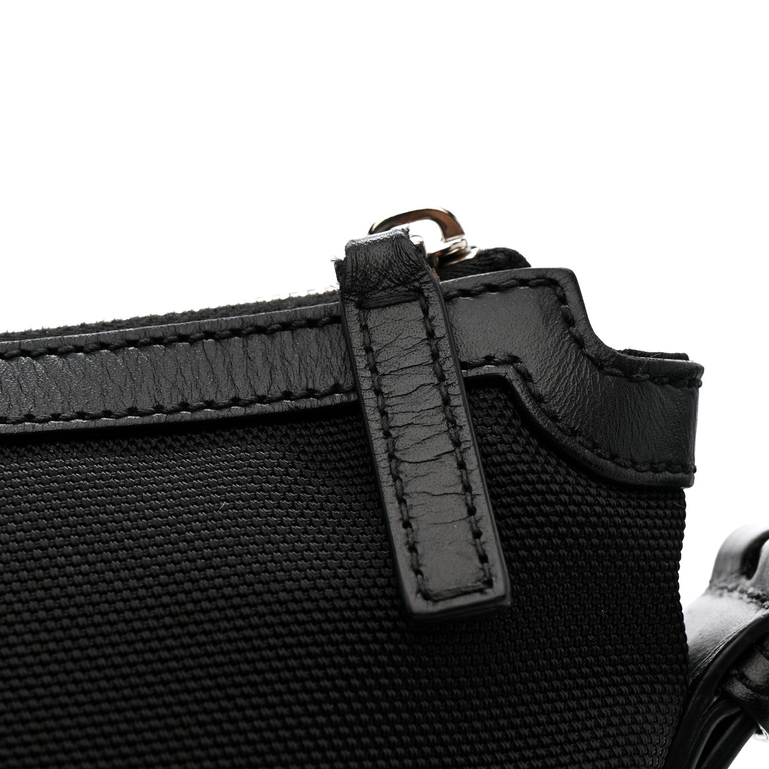 Techno Canvas Web Messenger Bag Black