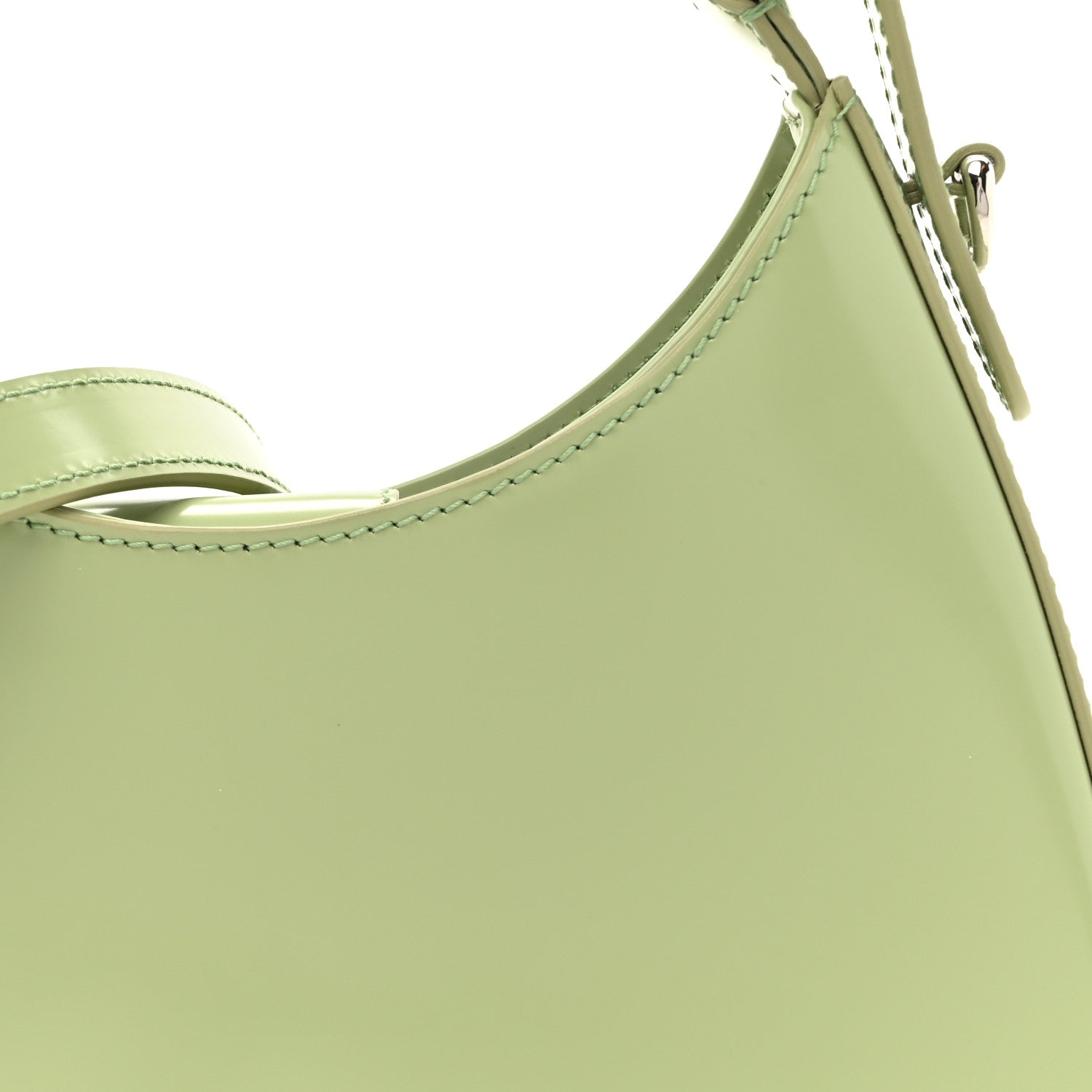 Master Lux Calfskin Horsebit Chain Shoulder Bag Sage Leaf