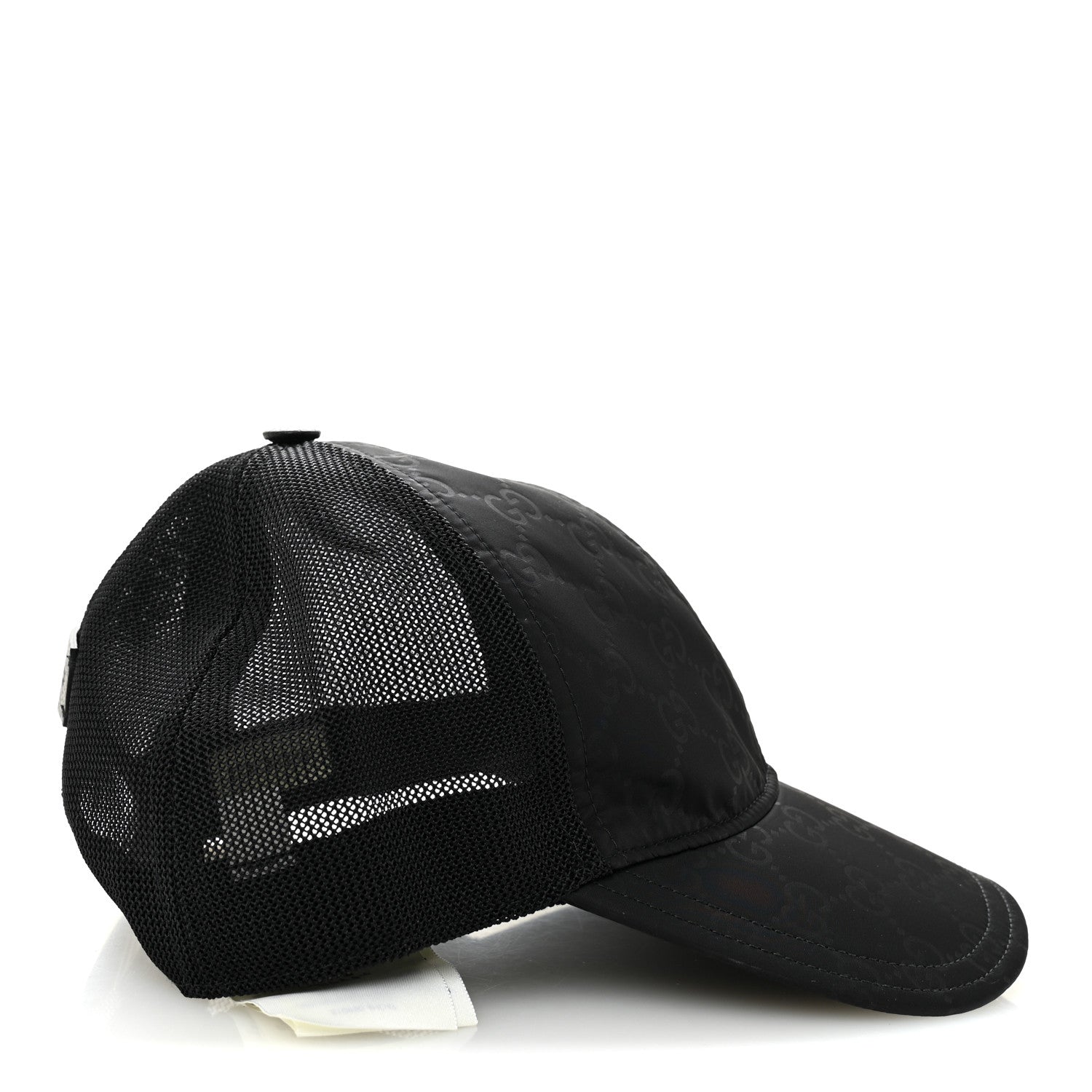 GG Supreme Monogram Baseball Hat S 57 Black