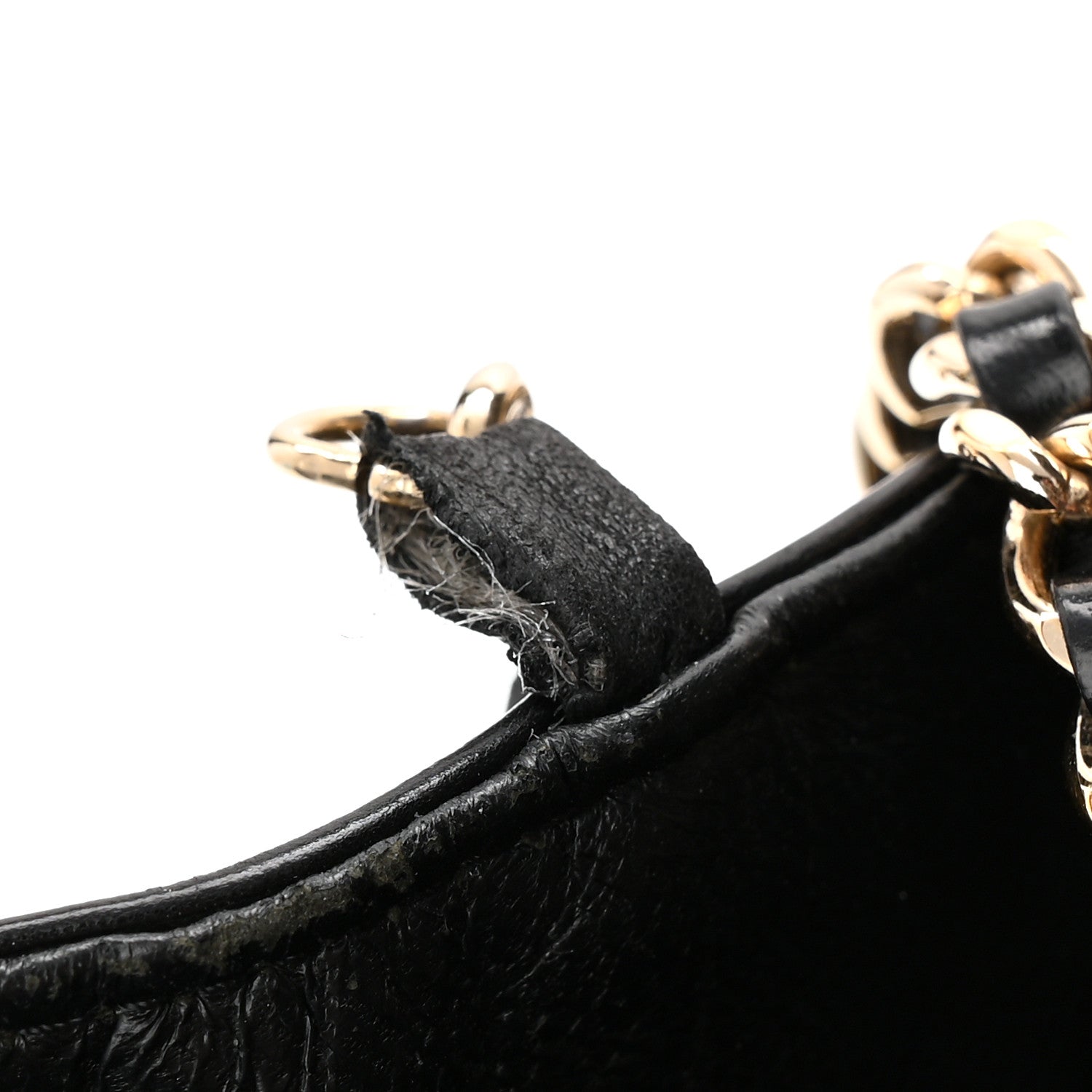 Patent Calfskin Quilted East West Flap Shoulder Bag Black