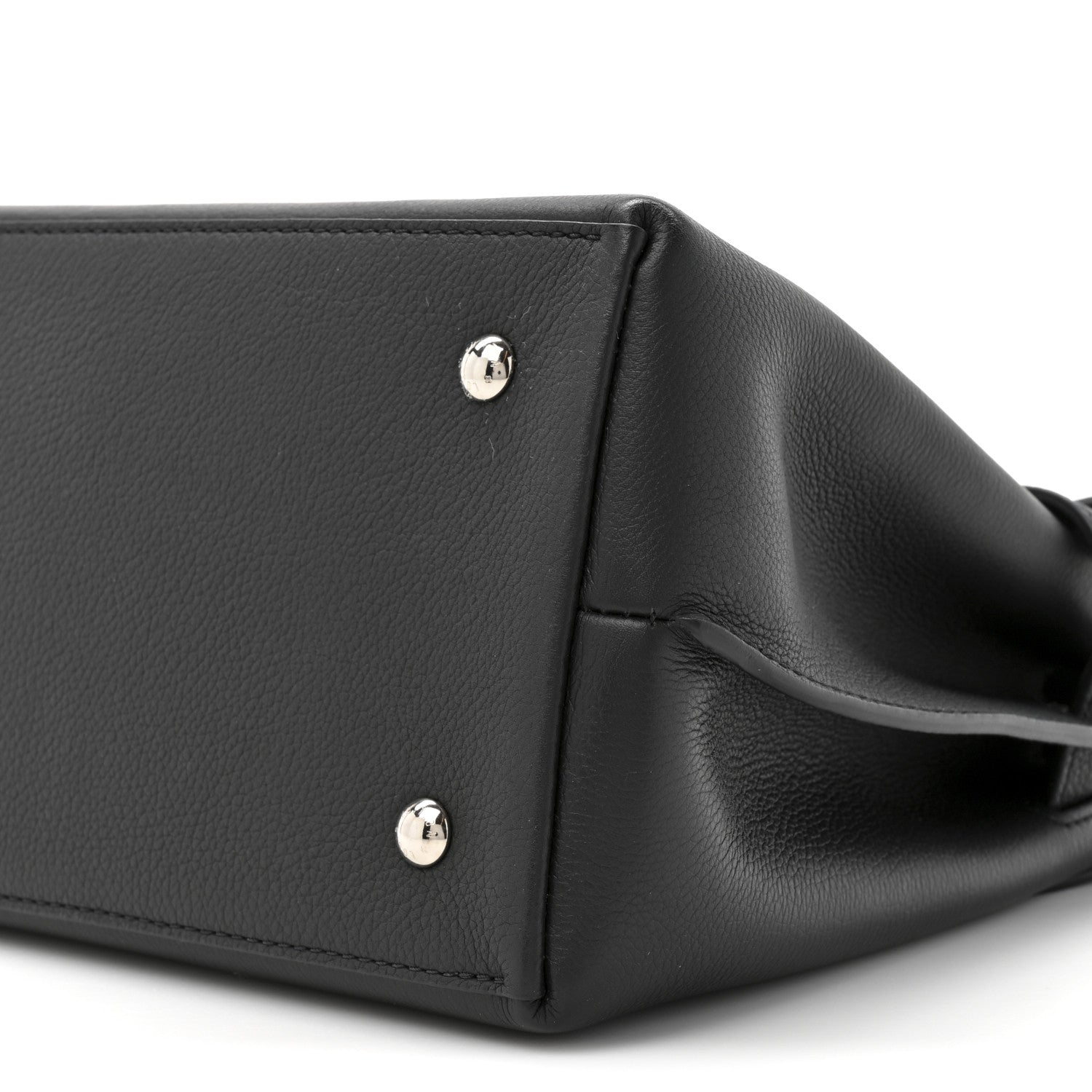 Soft Calfskin Lockme Ever MM Black