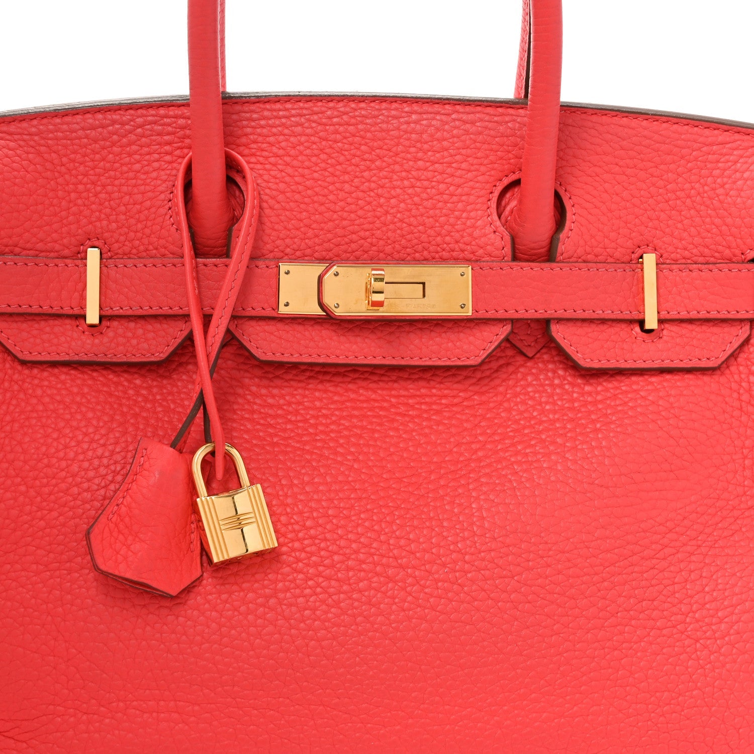 Togo Birkin 30 Rouge Pivoine