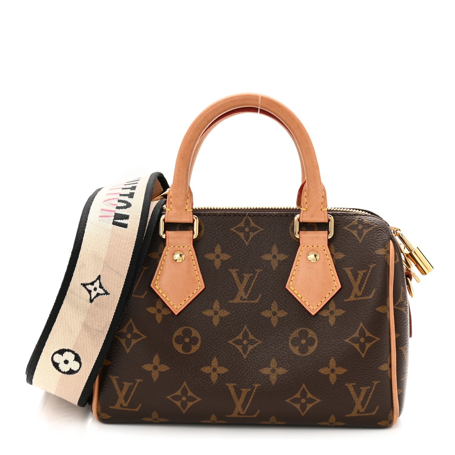 Monogram Speedy Bandouliere 20 Black