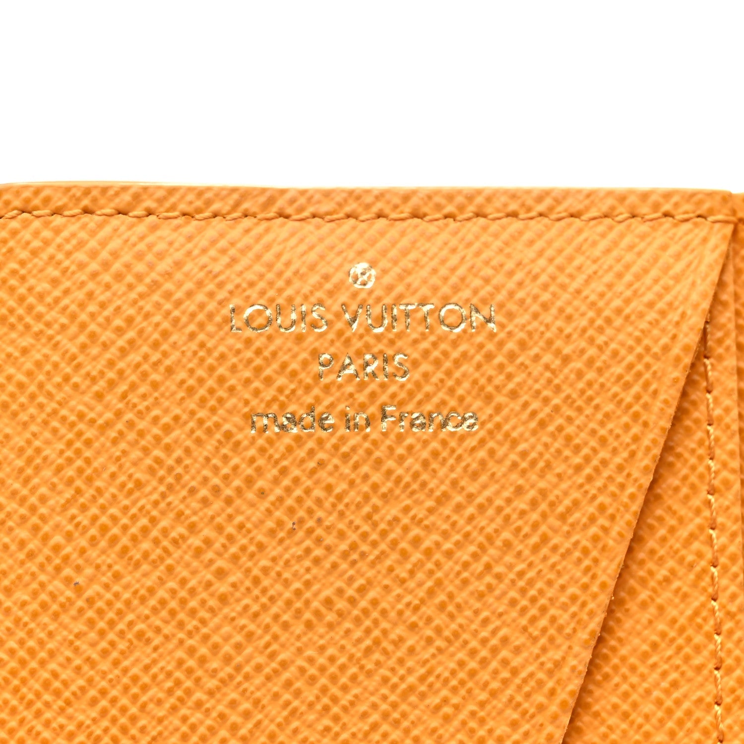 Monogram Heritage Pocket Organizer Safran Yellow