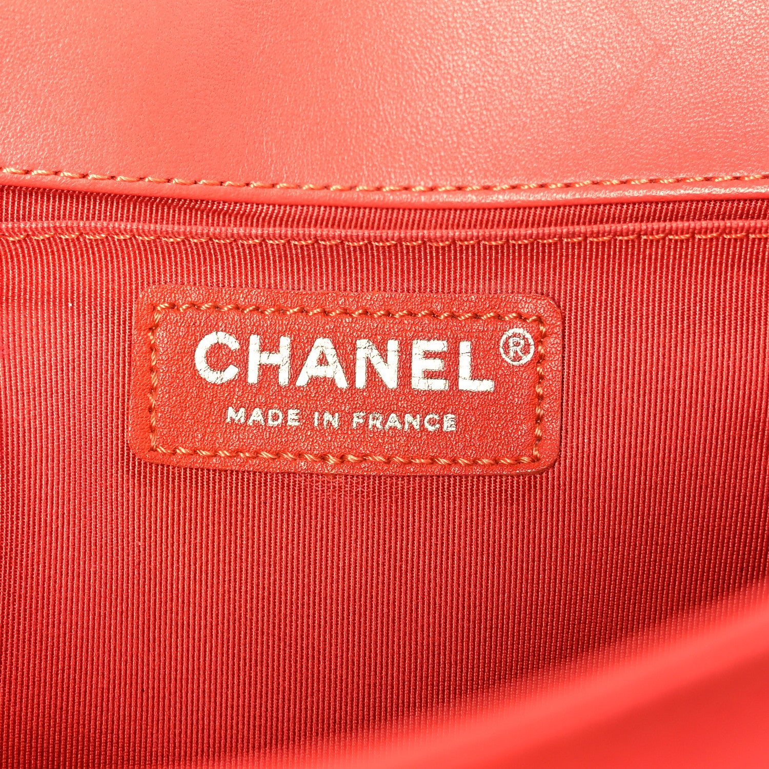 Lambskin Tweed Medium Boy Flap Coral