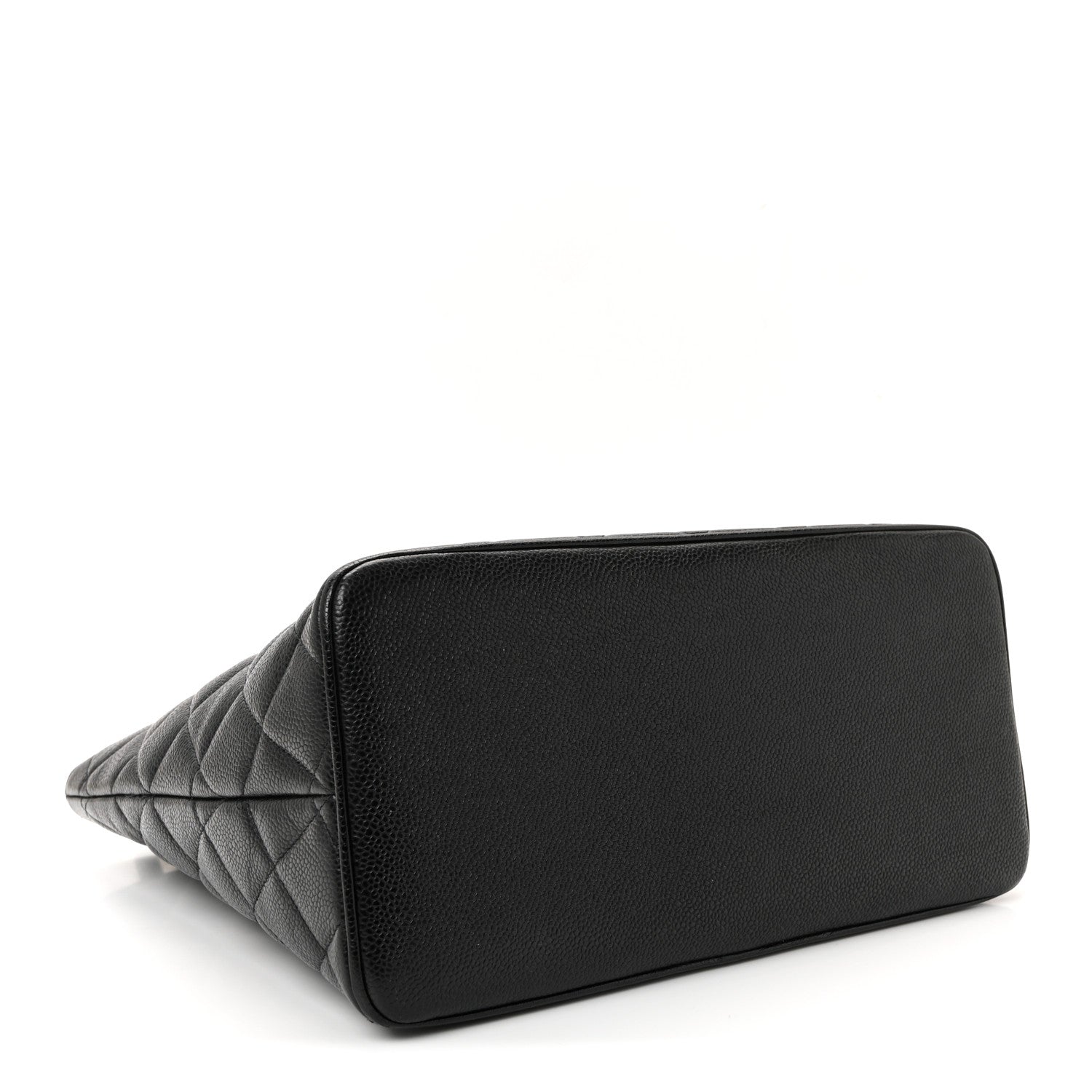 Caviar Quilted Medallion Tote Black