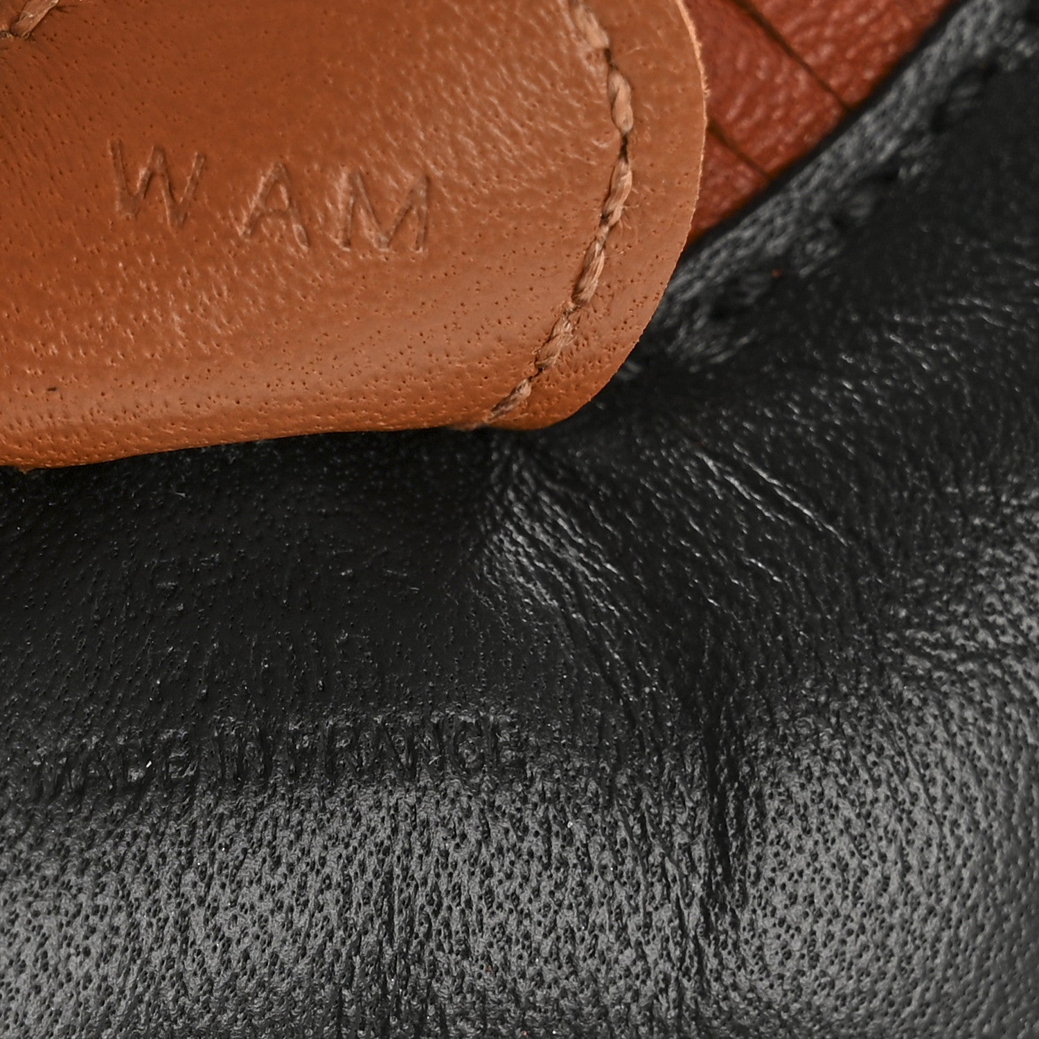 Milo Lambskin Grigri Rodeo Horse Bag Charm PM Black Sienne Gold