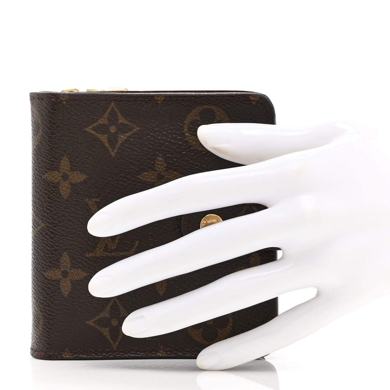 Monogram Compact Zippe Zipped Wallet