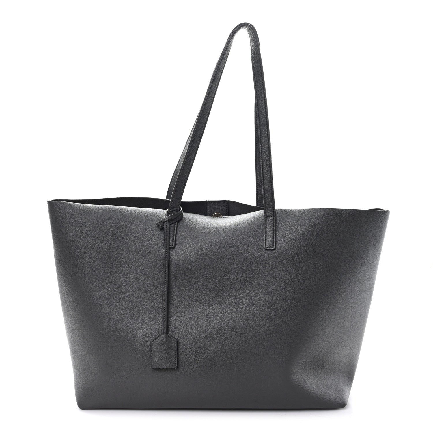 Calfskin Large Shopping Tote Fog
