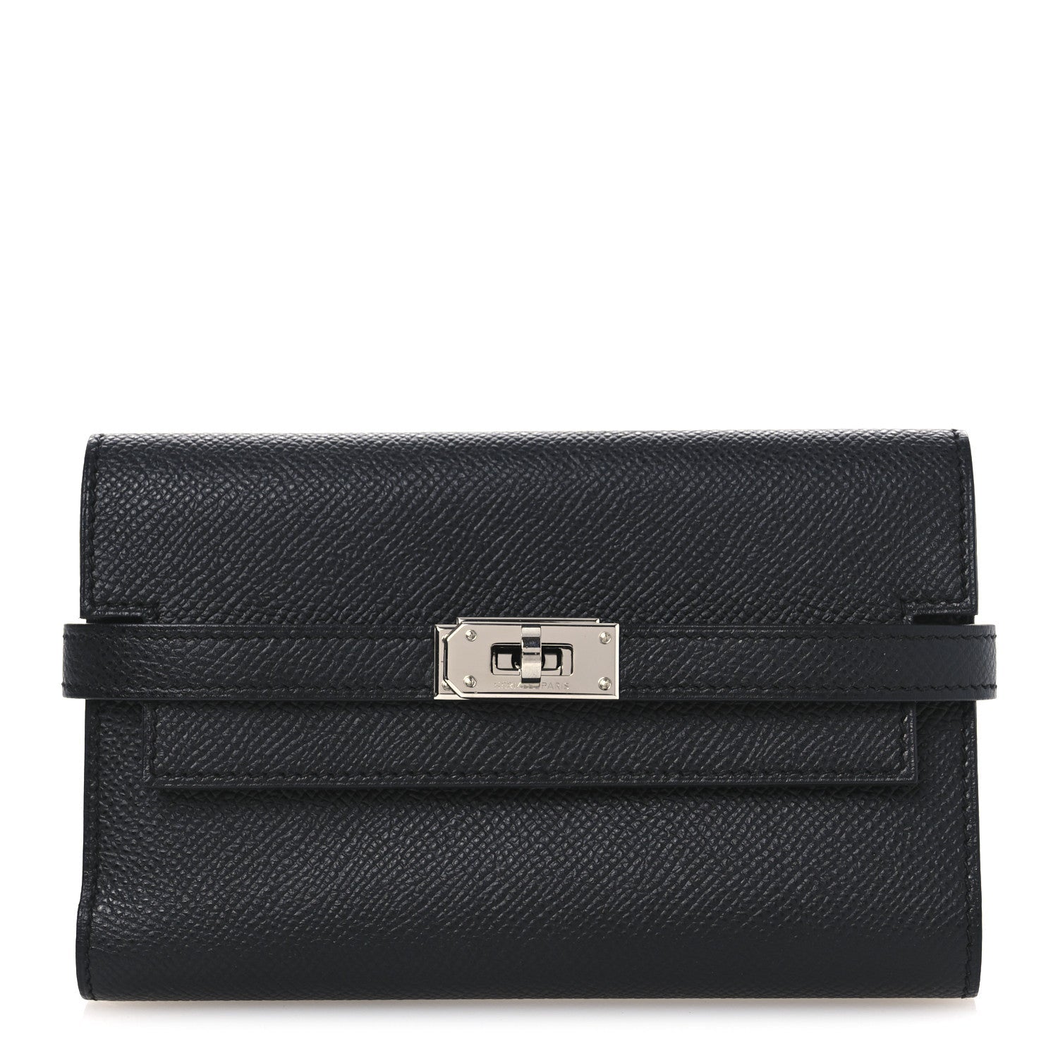 Epsom Medium Kelly Wallet Black
