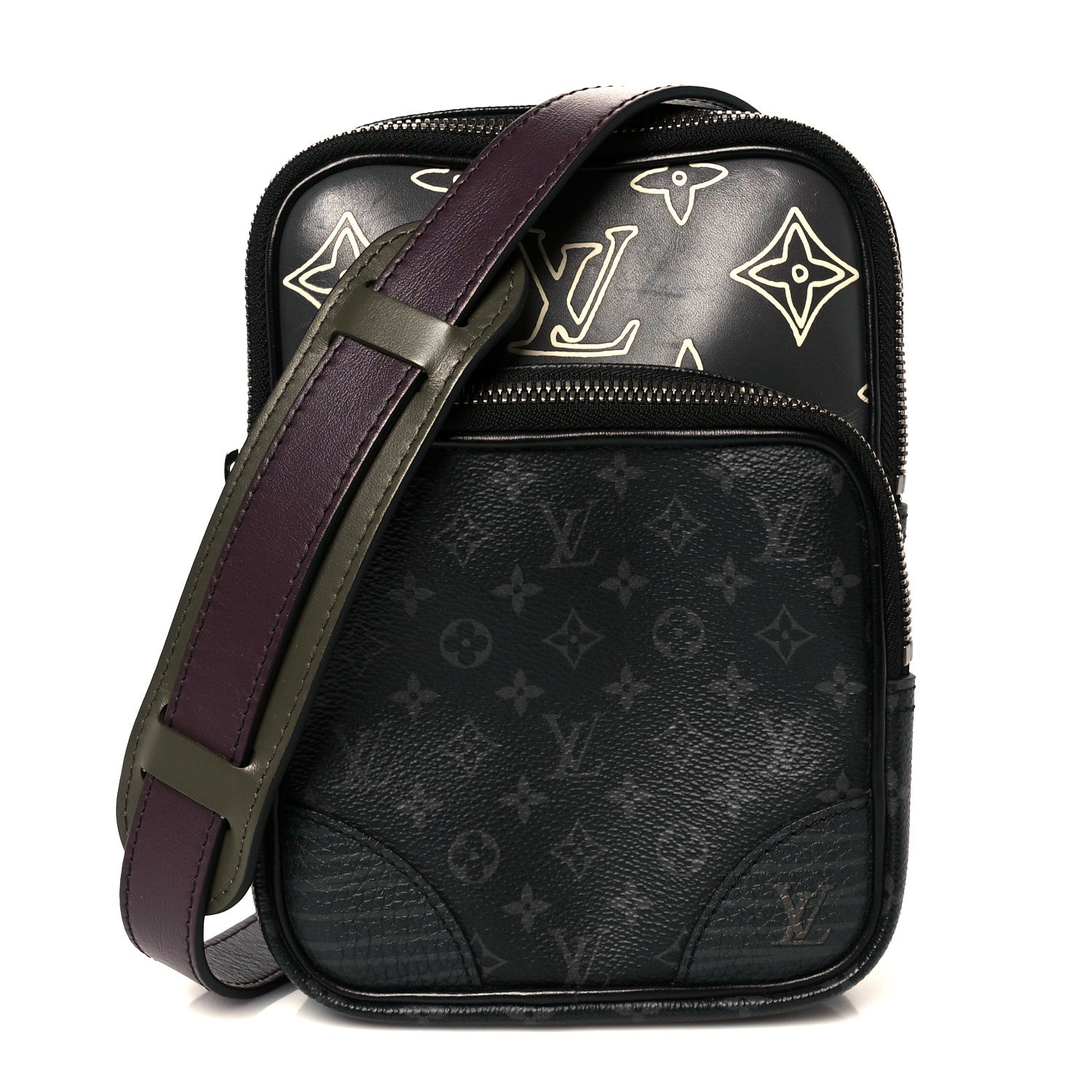 Monogram Eclipse Patchwork Amazone Sling Bag