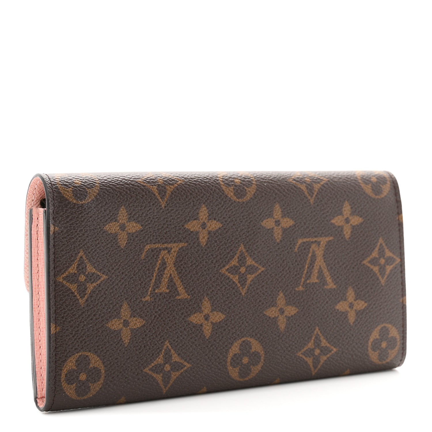 Monogram Emilie Wallet Rose Ballerine