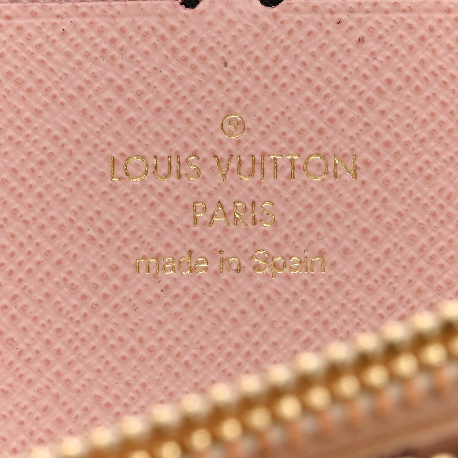 Damier Azur Clemence Wallet Rose Ballerine