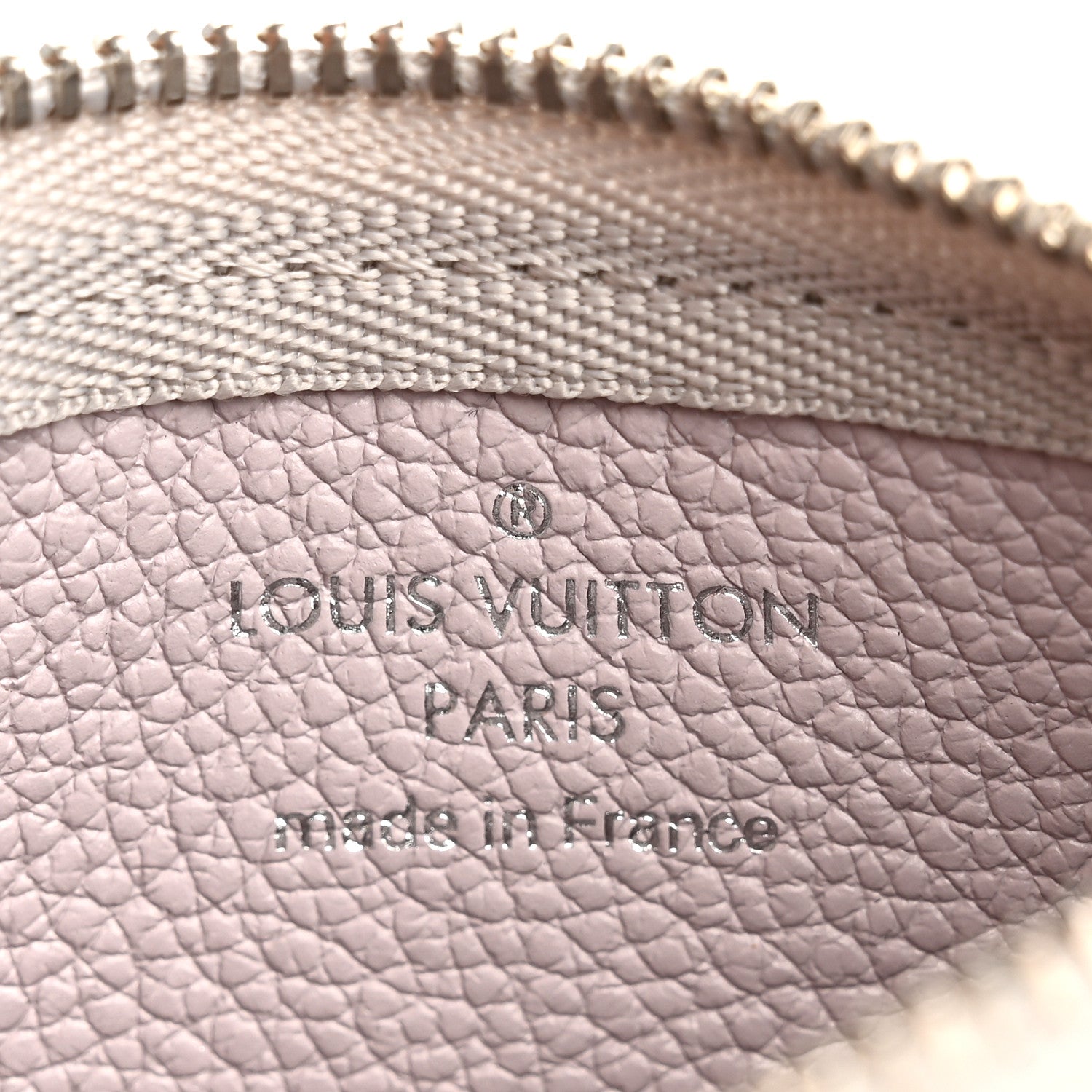 Empreinte Monogram Giant Key Pouch Brume Gray White Quartz