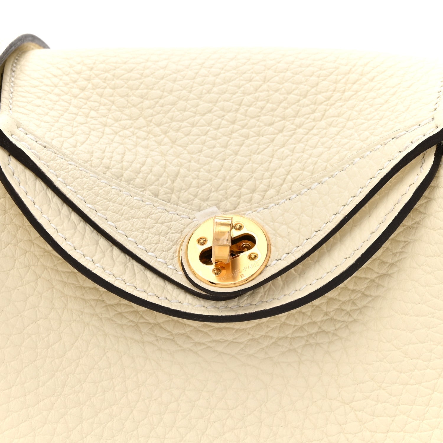 Taurillon Clemence Mini Lindy 20 So Cream