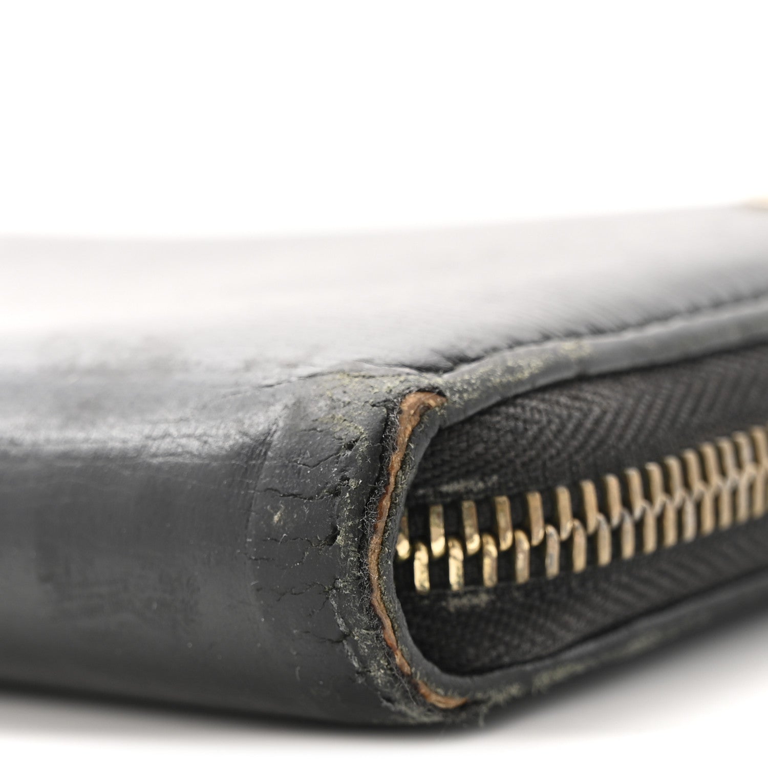 Calfskin GG Zip Around Wallet Black